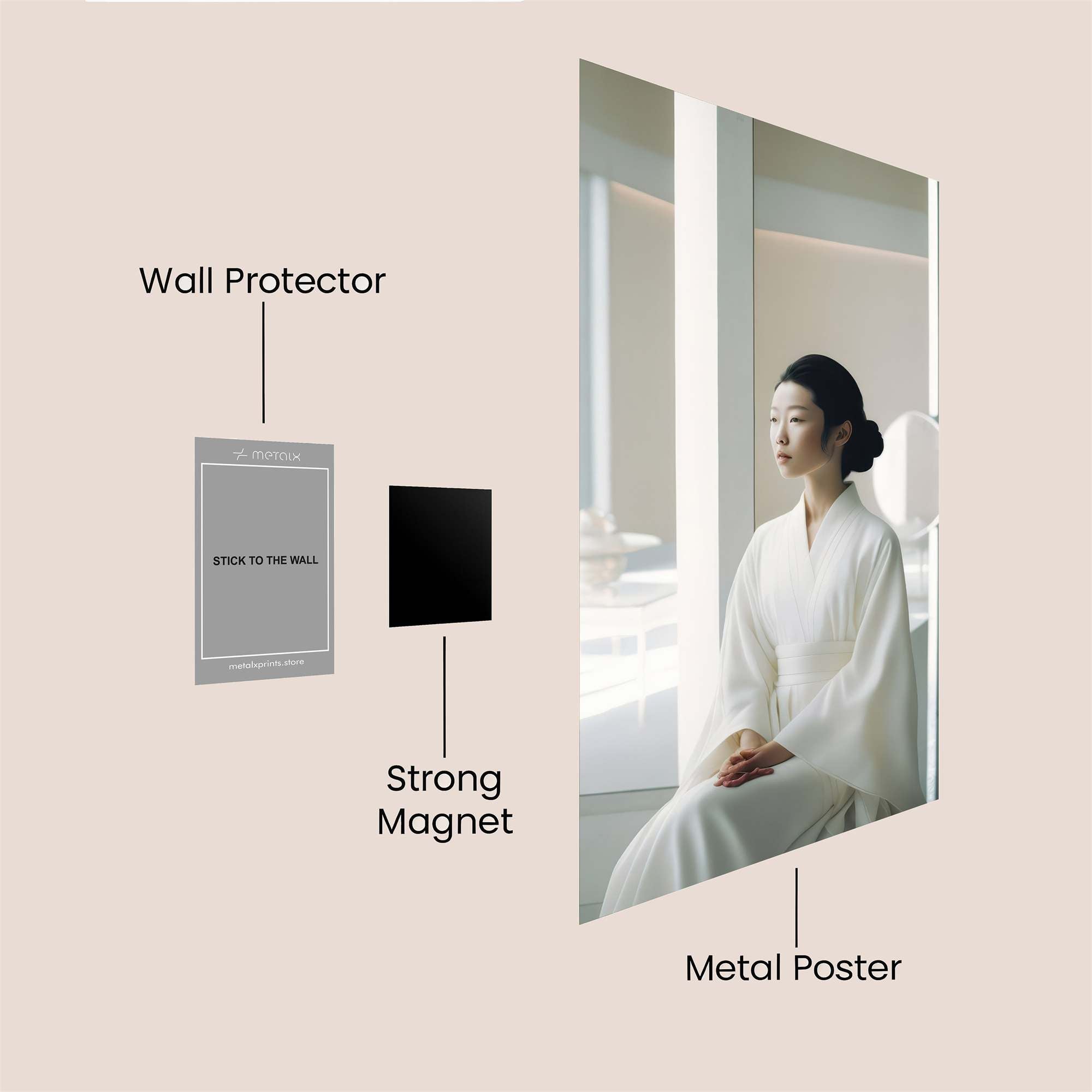 Serene Elegance Safe Wall Magnetic / M