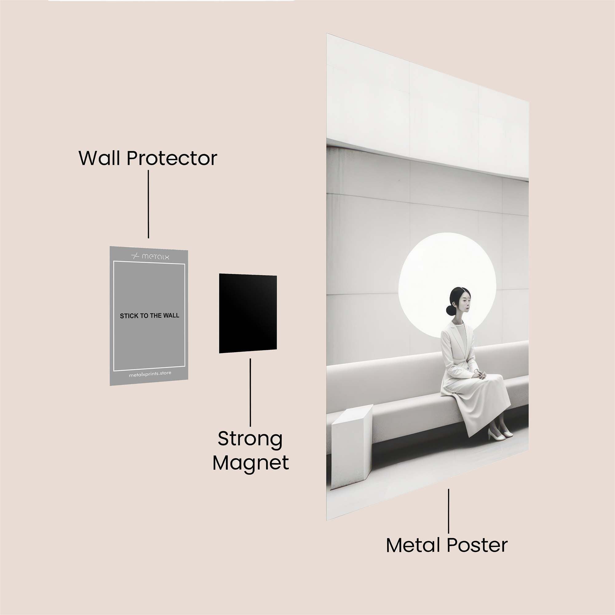 Luminous Serenity Safe Wall Magnetic / M