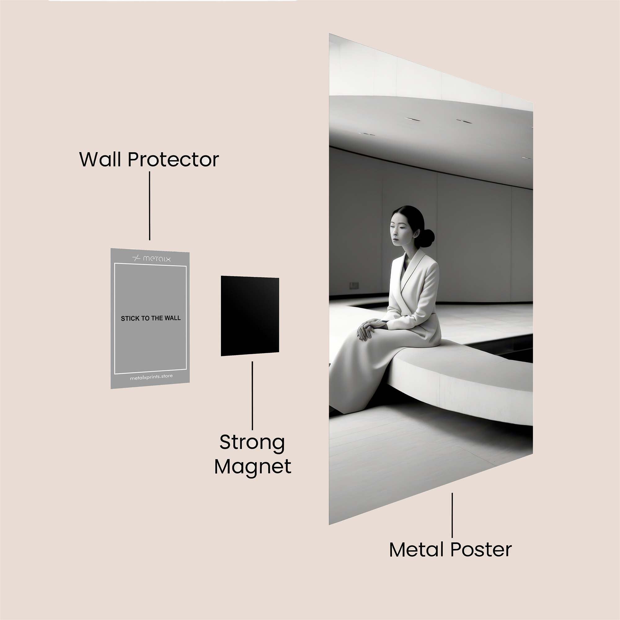 Graceful Solitude Safe Wall Magnetic / M