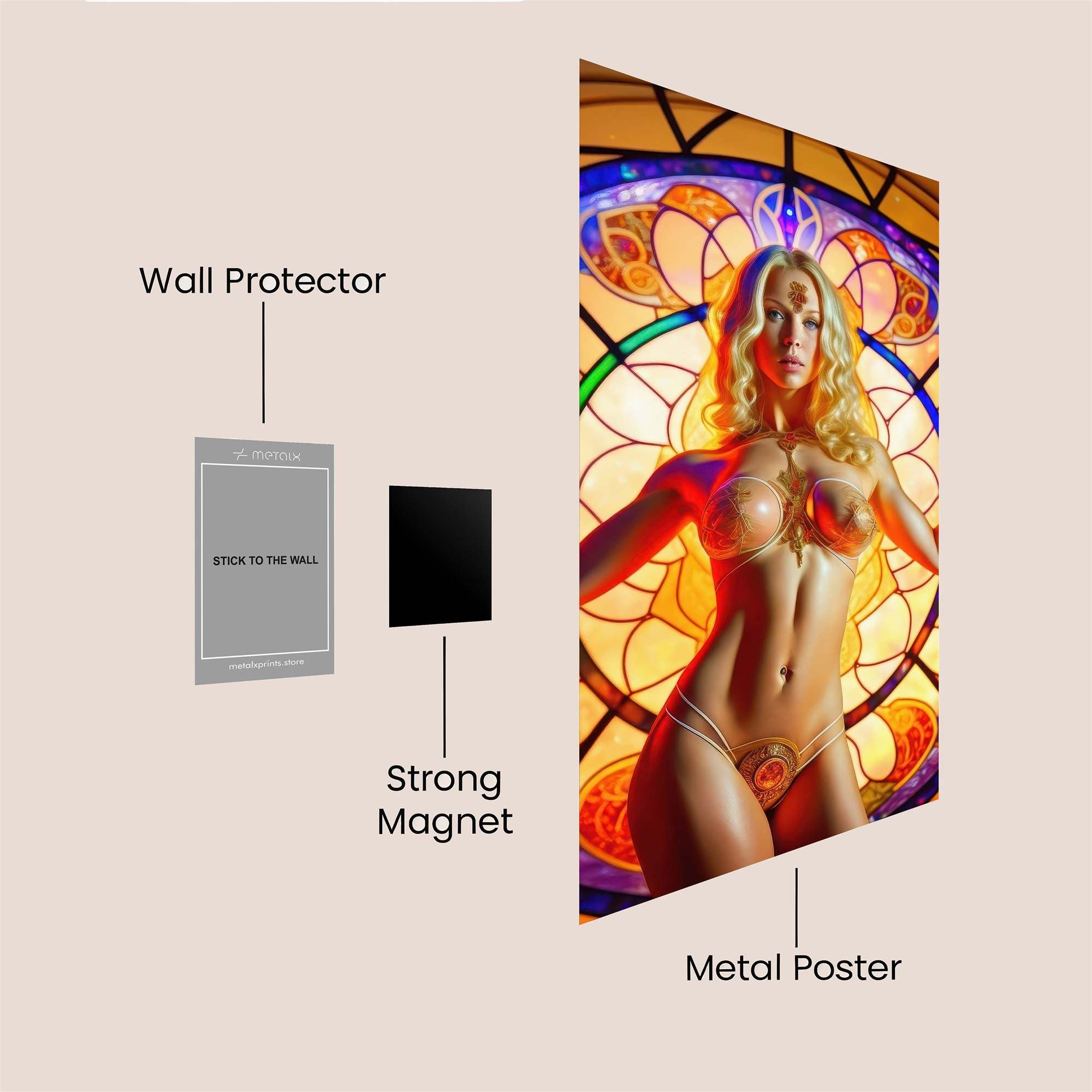 Goddess Radiant Safe Wall Magnetic / M