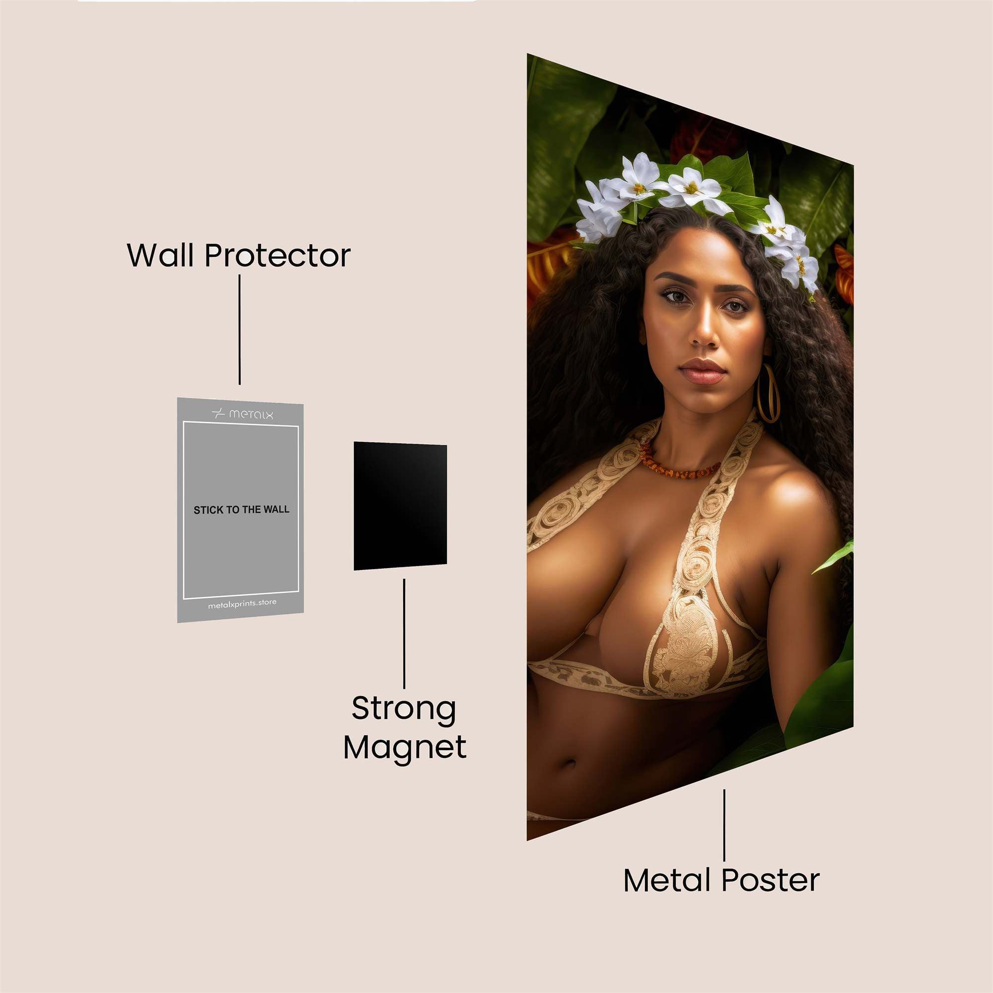 Jungle Enchantress Safe Wall Magnetic / M