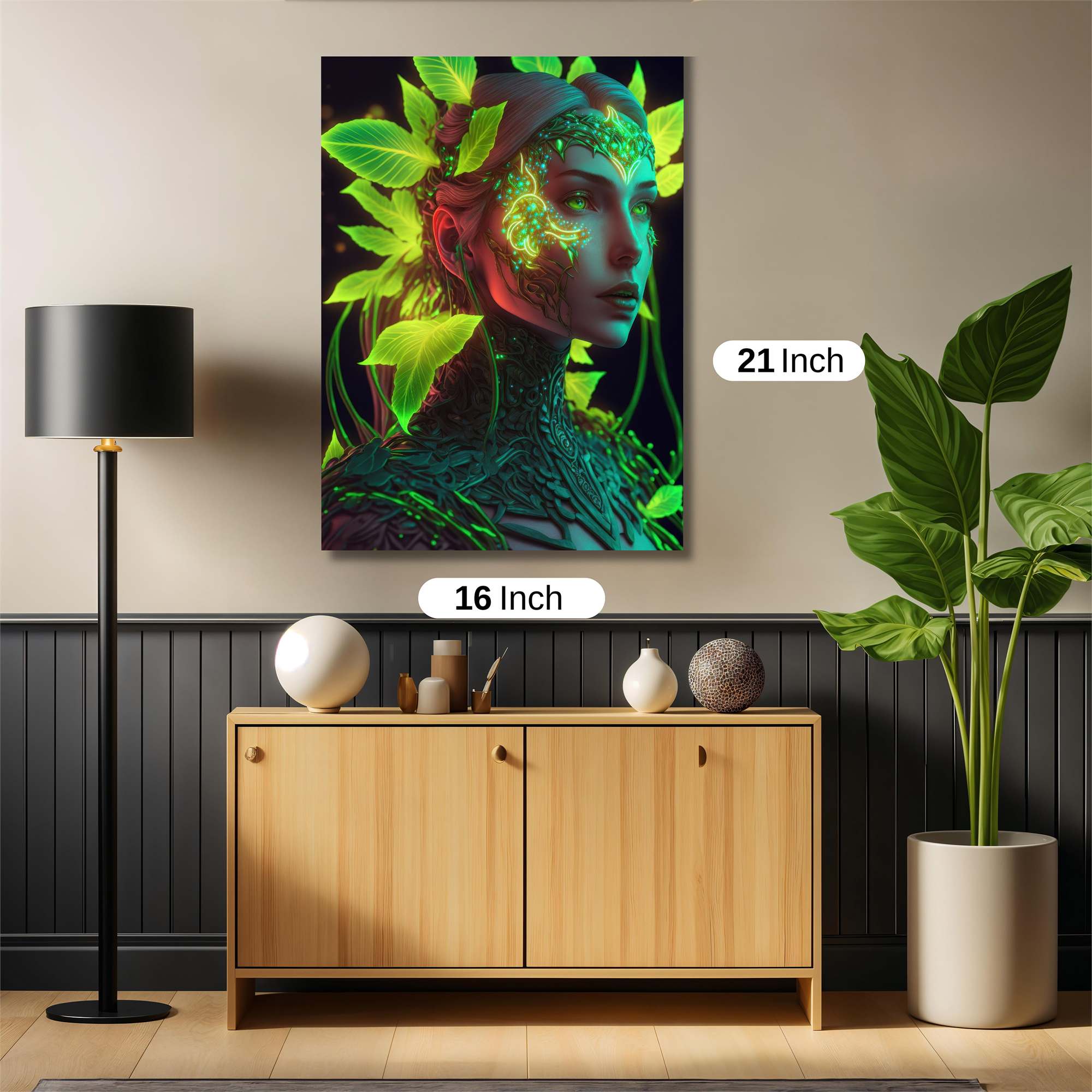 Leaf Enchantress Safe Wall Magnetic / M