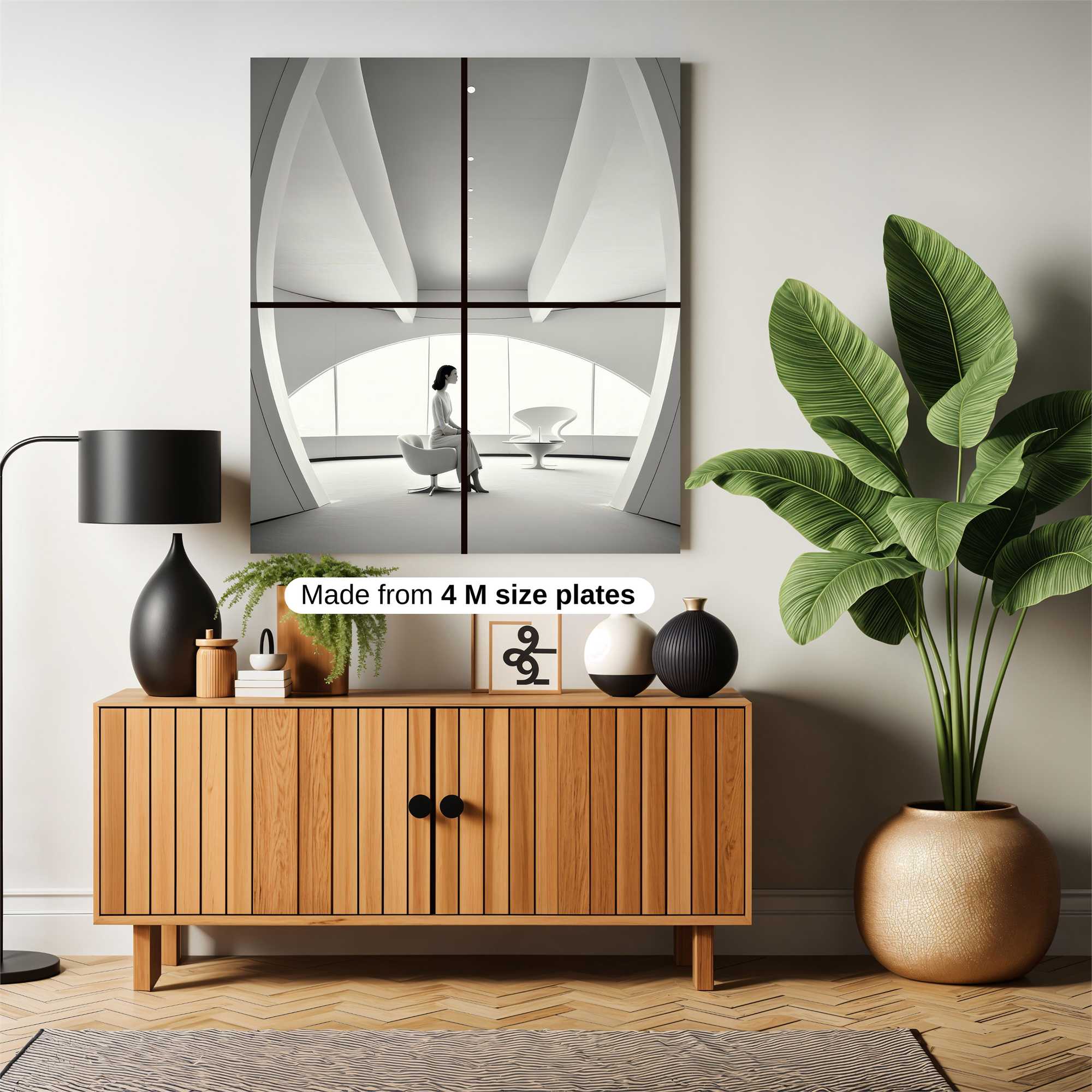 Futuristic Calm Safe Wall Magnetic / M
