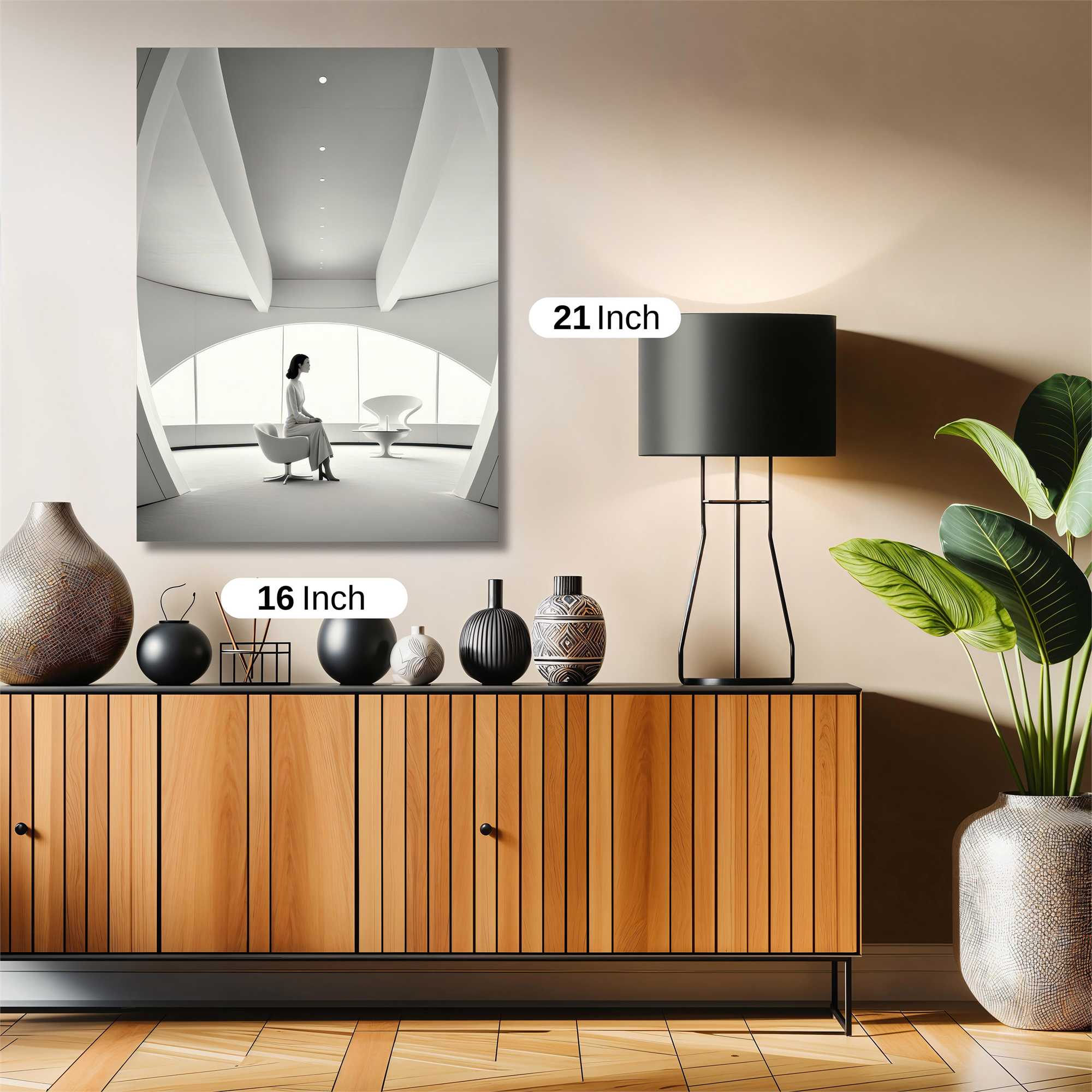 Futuristic Calm Safe Wall Magnetic / M