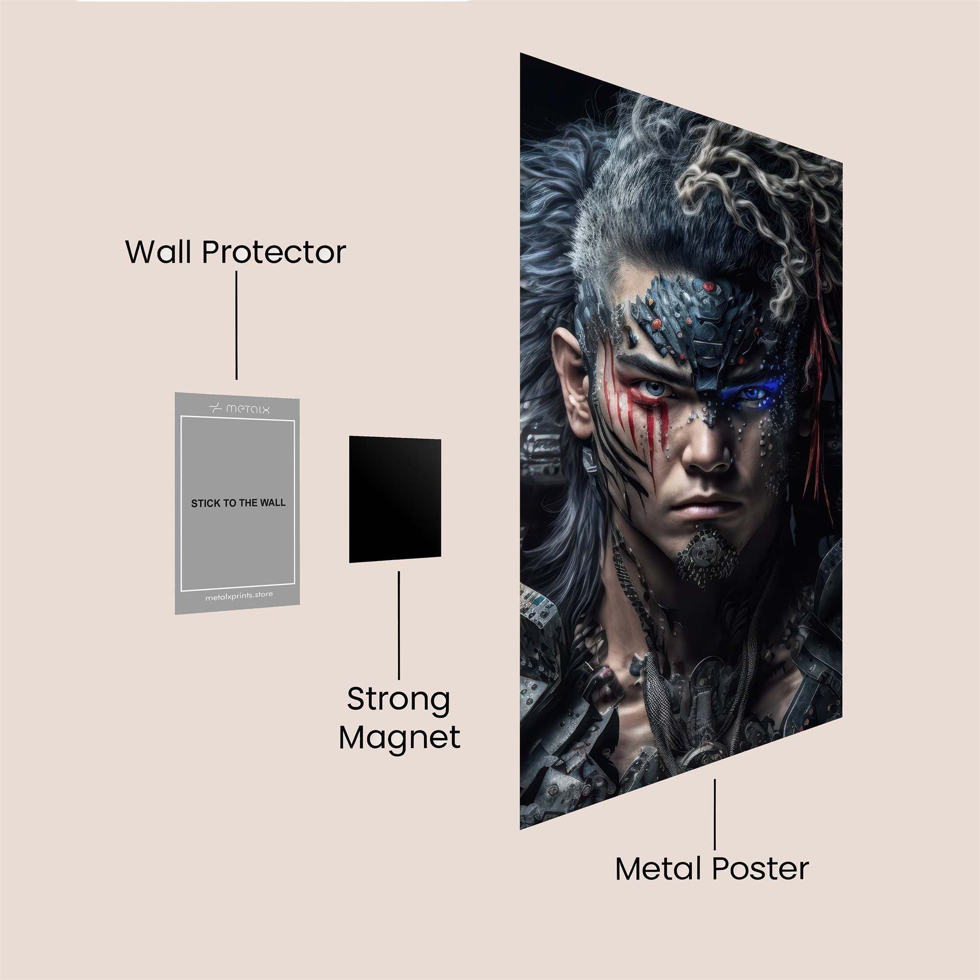 Warlord Wrath Safe Wall Magnetic / M