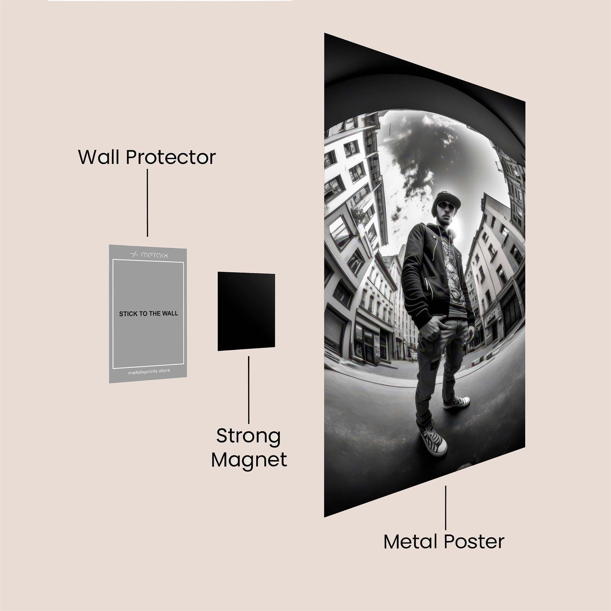 Urban Dreamer Safe Wall Magnetic / M