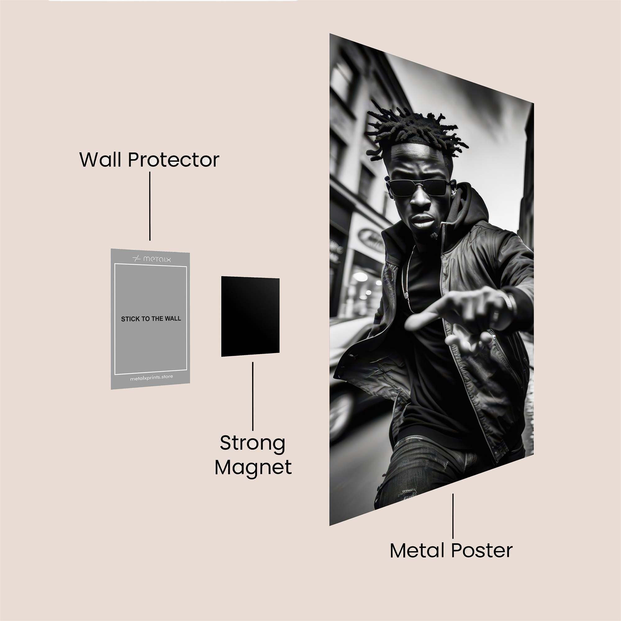 Rebel Swagger Safe Wall Magnetic / M