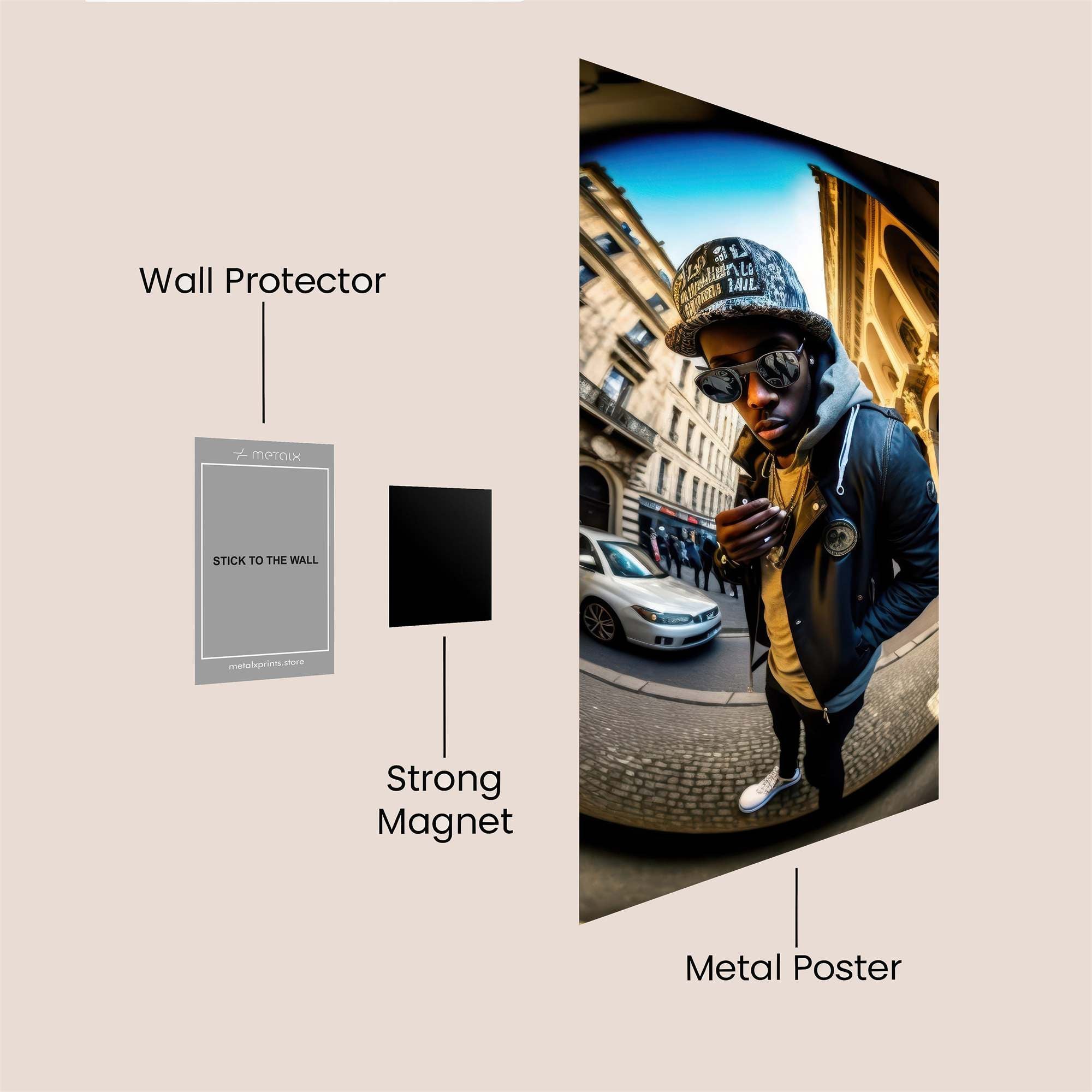 Urban Swagger Safe Wall Magnetic / M