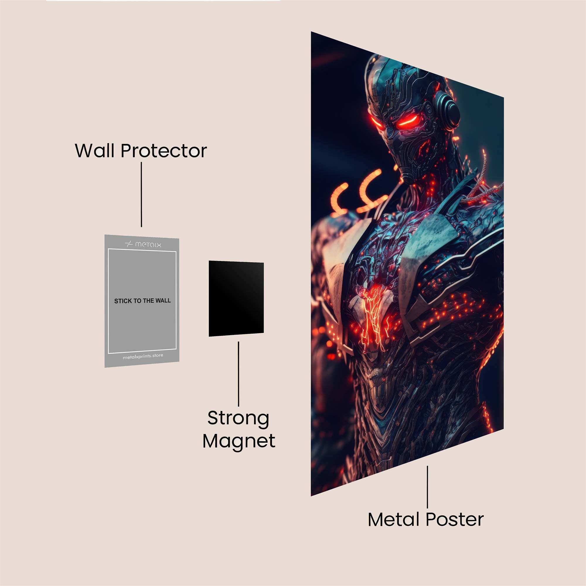 Ultron Menace Safe Wall Magnetic / M