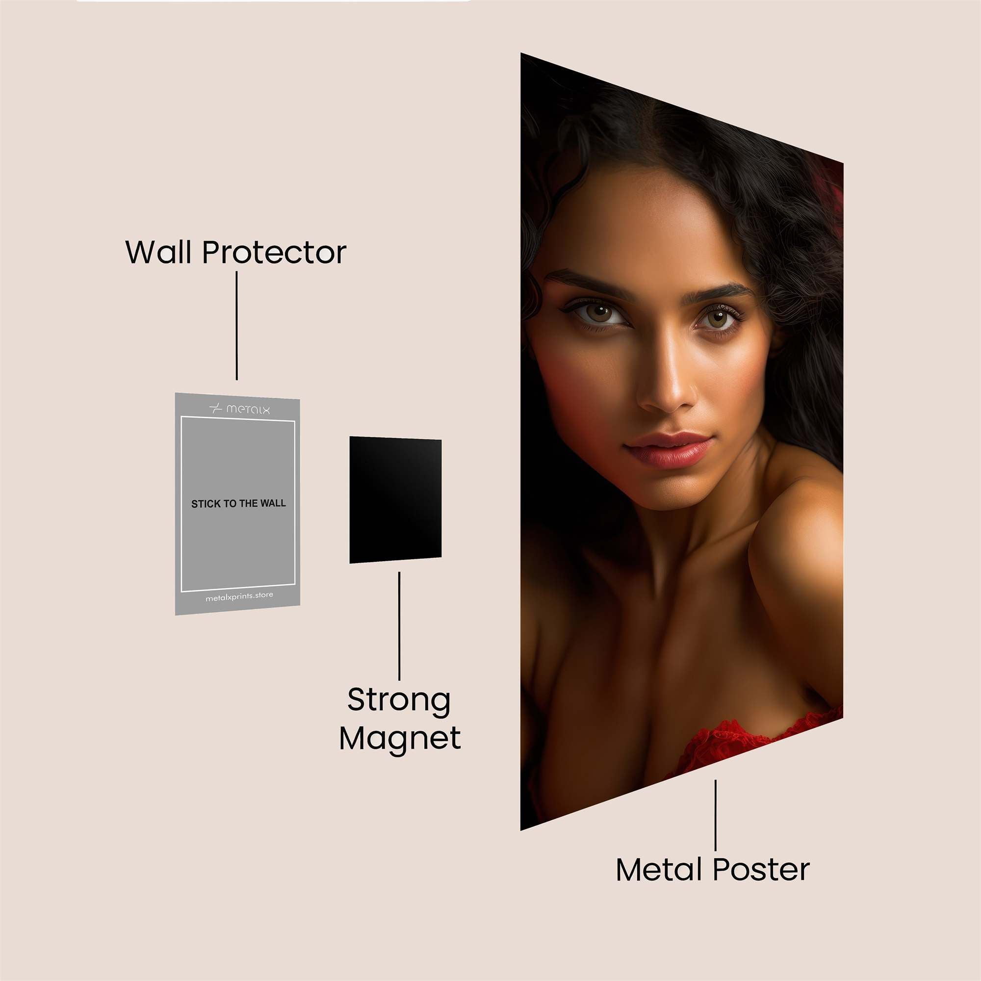 Mystery Intrigue Safe Wall Magnetic / M