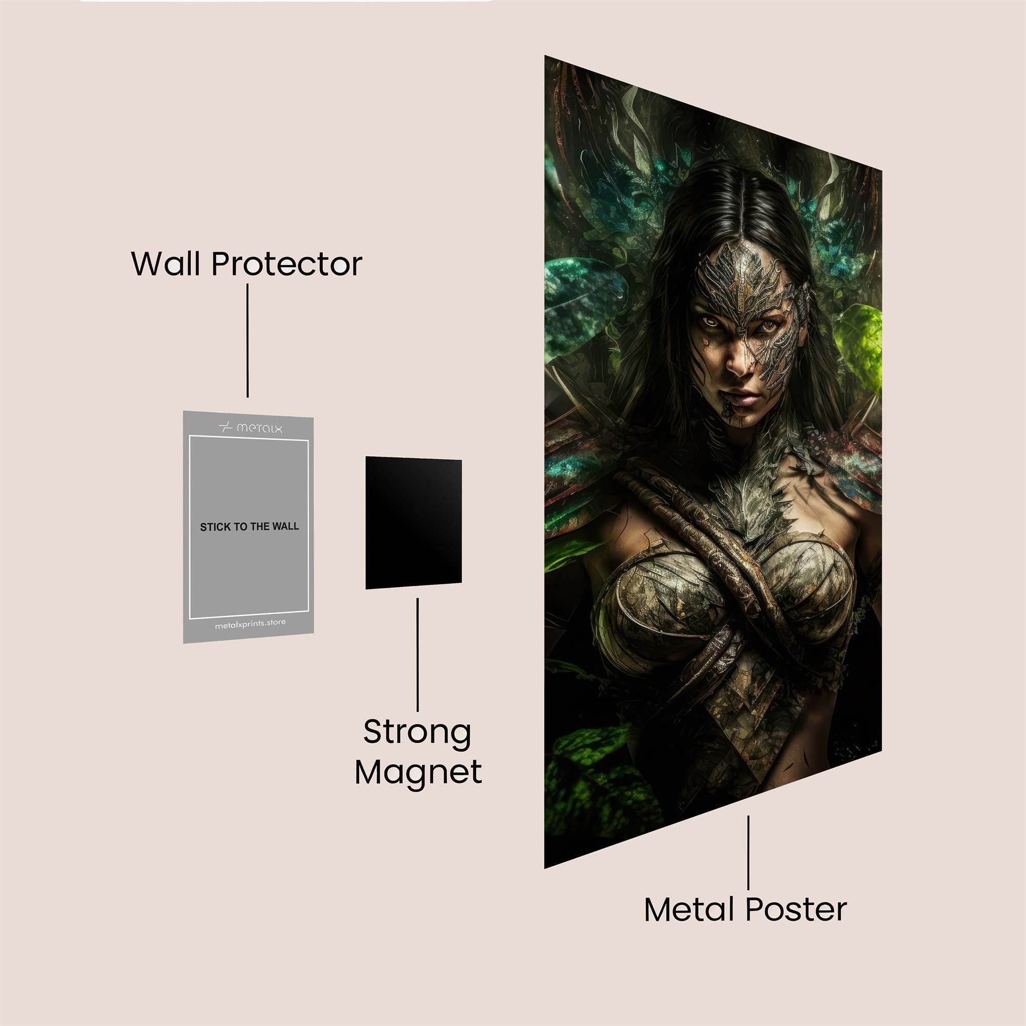Forest Enigma Safe Wall Magnetic / M