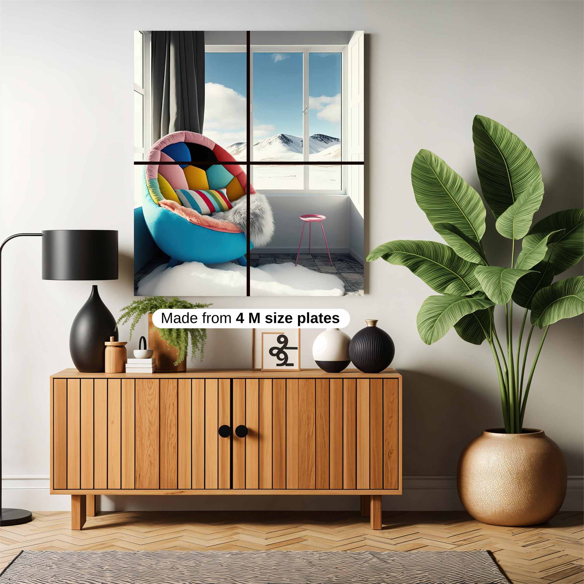 Mountain Serenity Safe Wall Magnetic / M