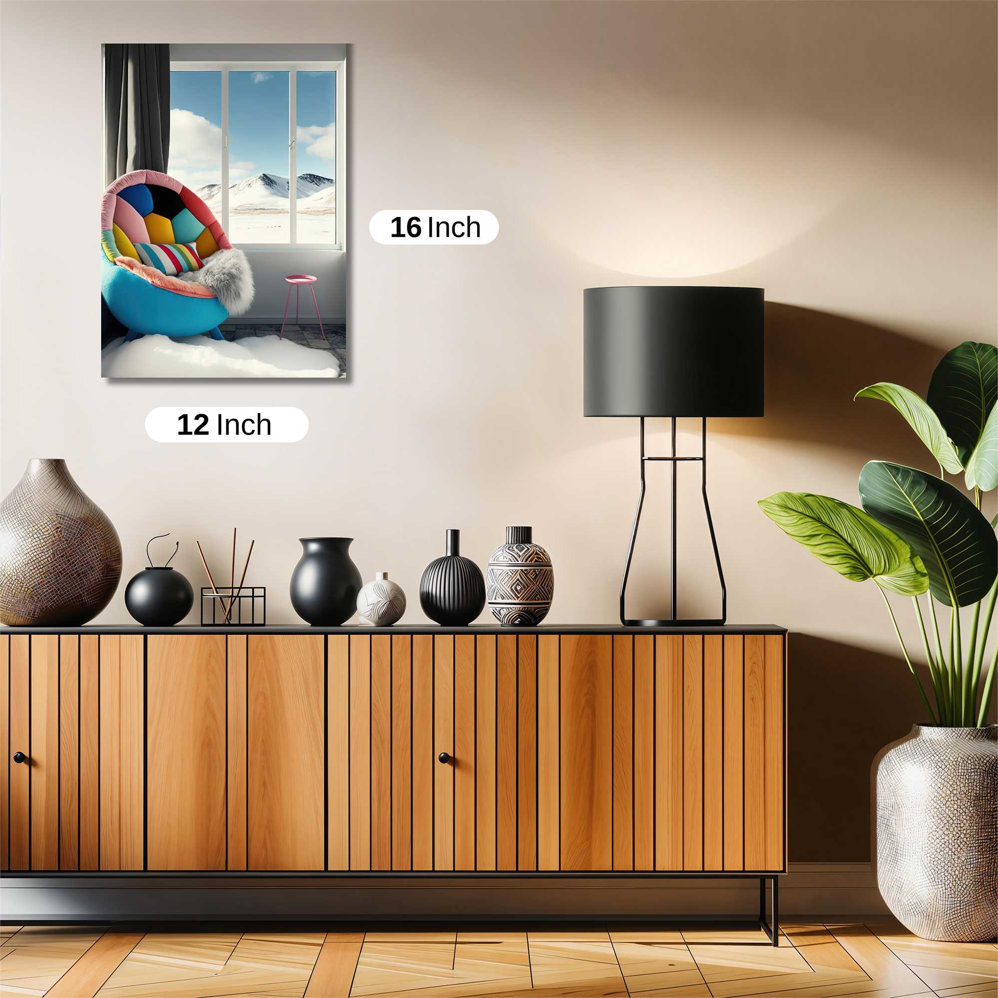 Mountain Serenity Safe Wall Magnetic / M