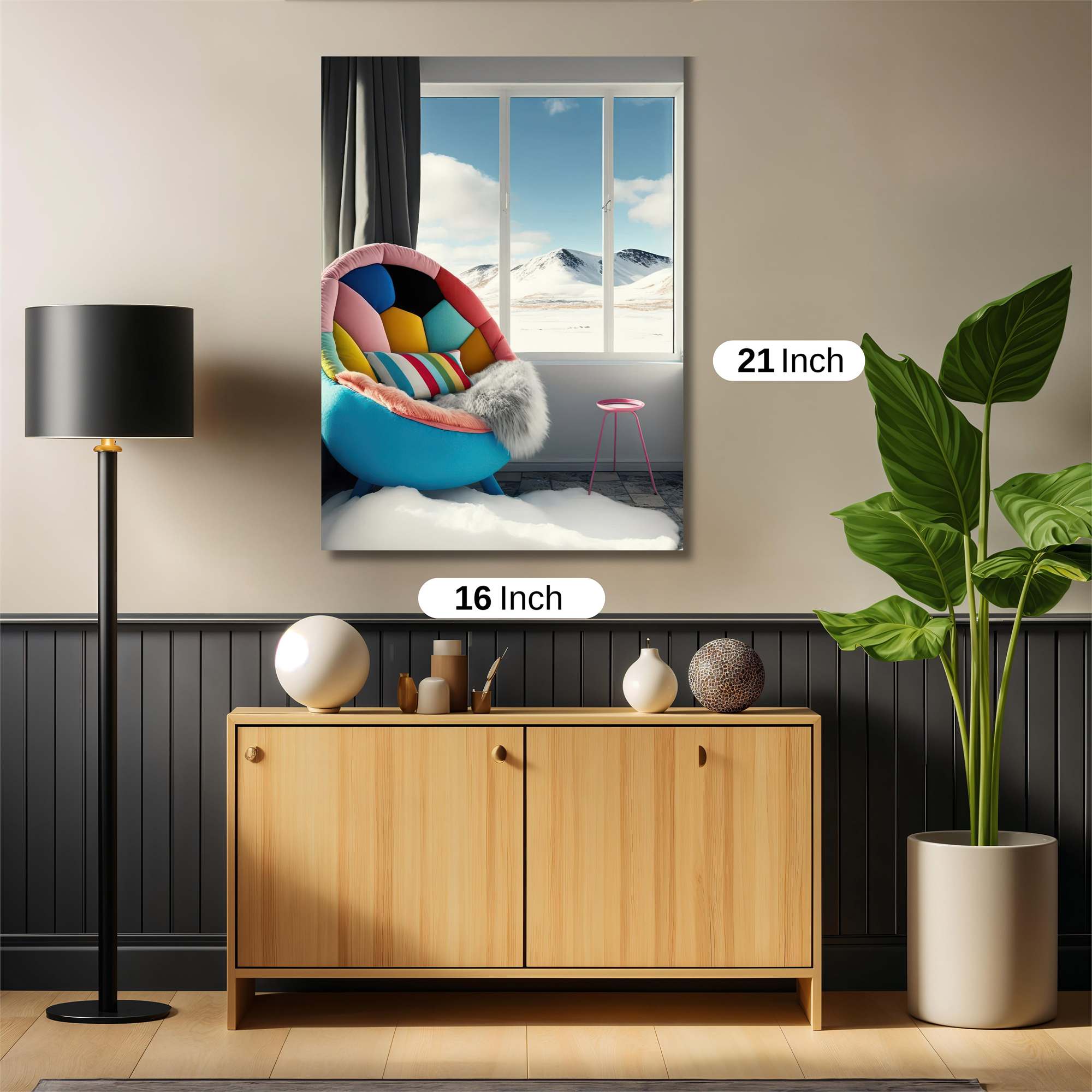 Mountain Serenity Safe Wall Magnetic / M