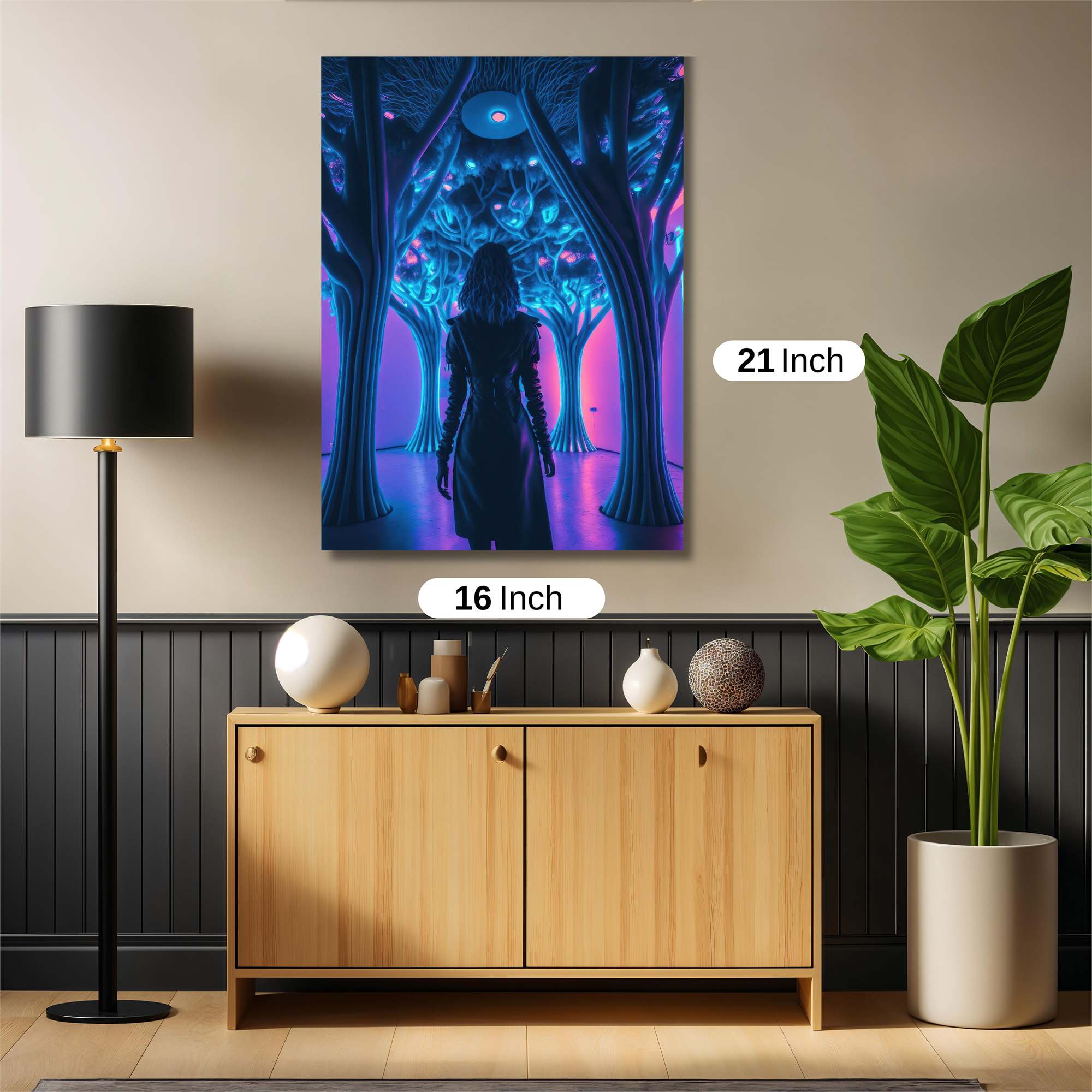 Neon Enigma Safe Wall Magnetic / M