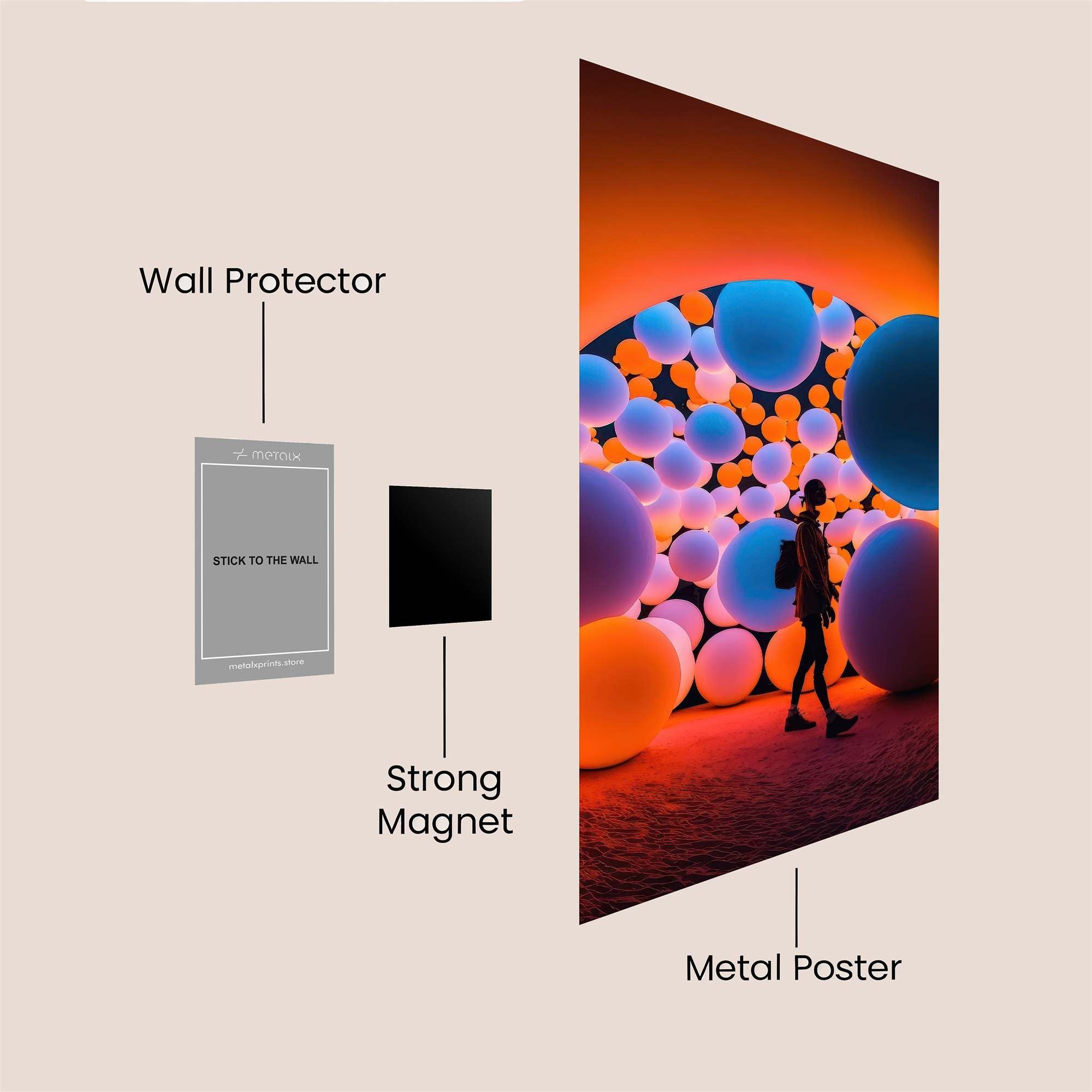 SphereWonder Safe Wall Magnetic / M