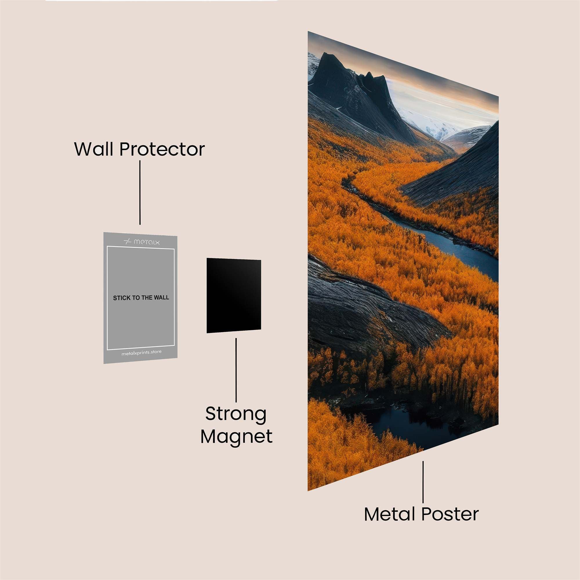 Autumn Serenity Safe Wall Magnetic / M