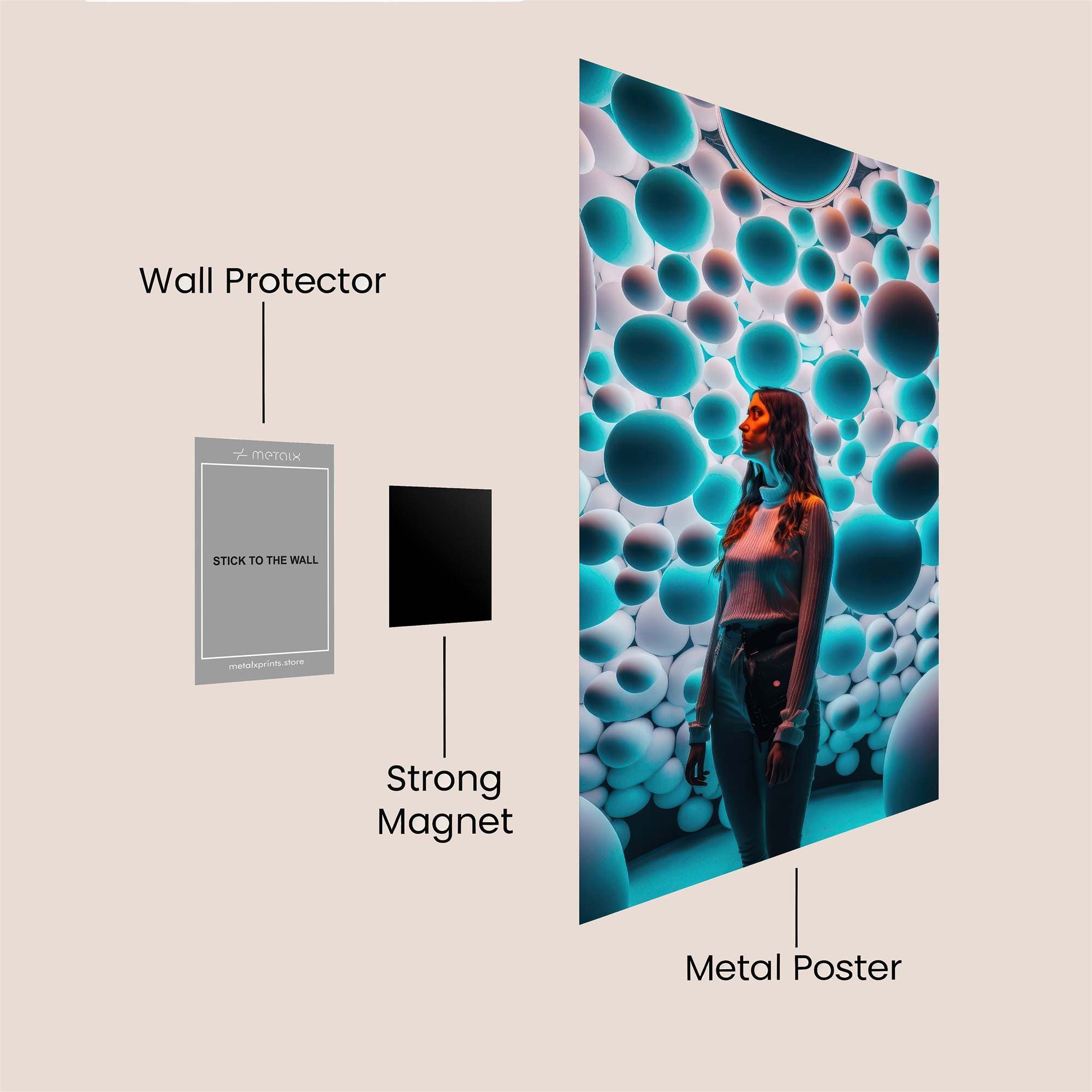SphereDream Safe Wall Magnetic / M