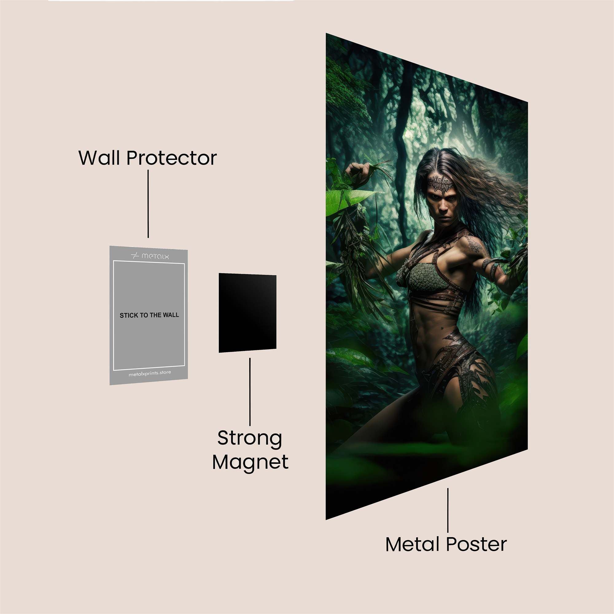Jungle Enchantress Safe Wall Magnetic / M