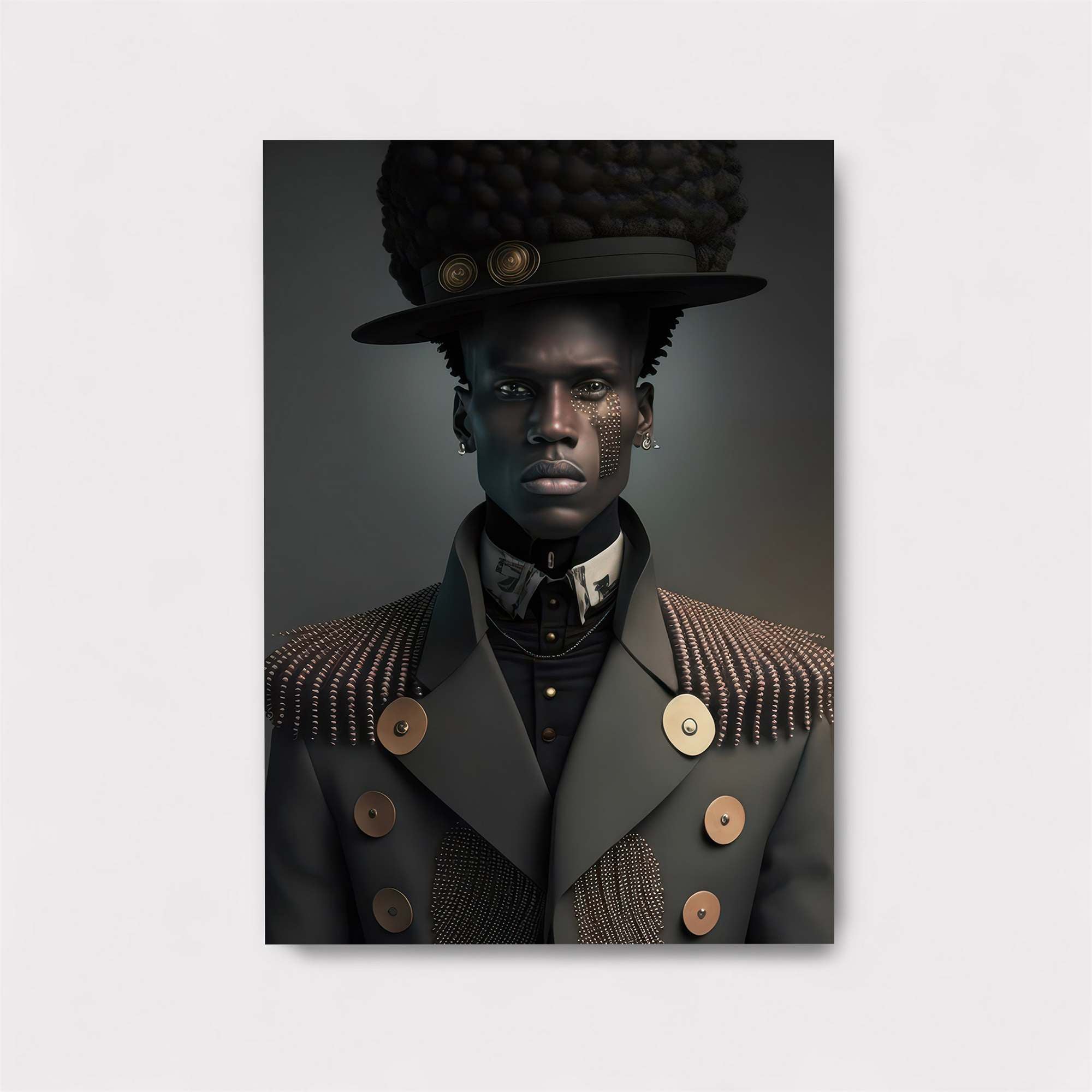 Afrofuturistic Elegance Safe Wall Magnetic / M