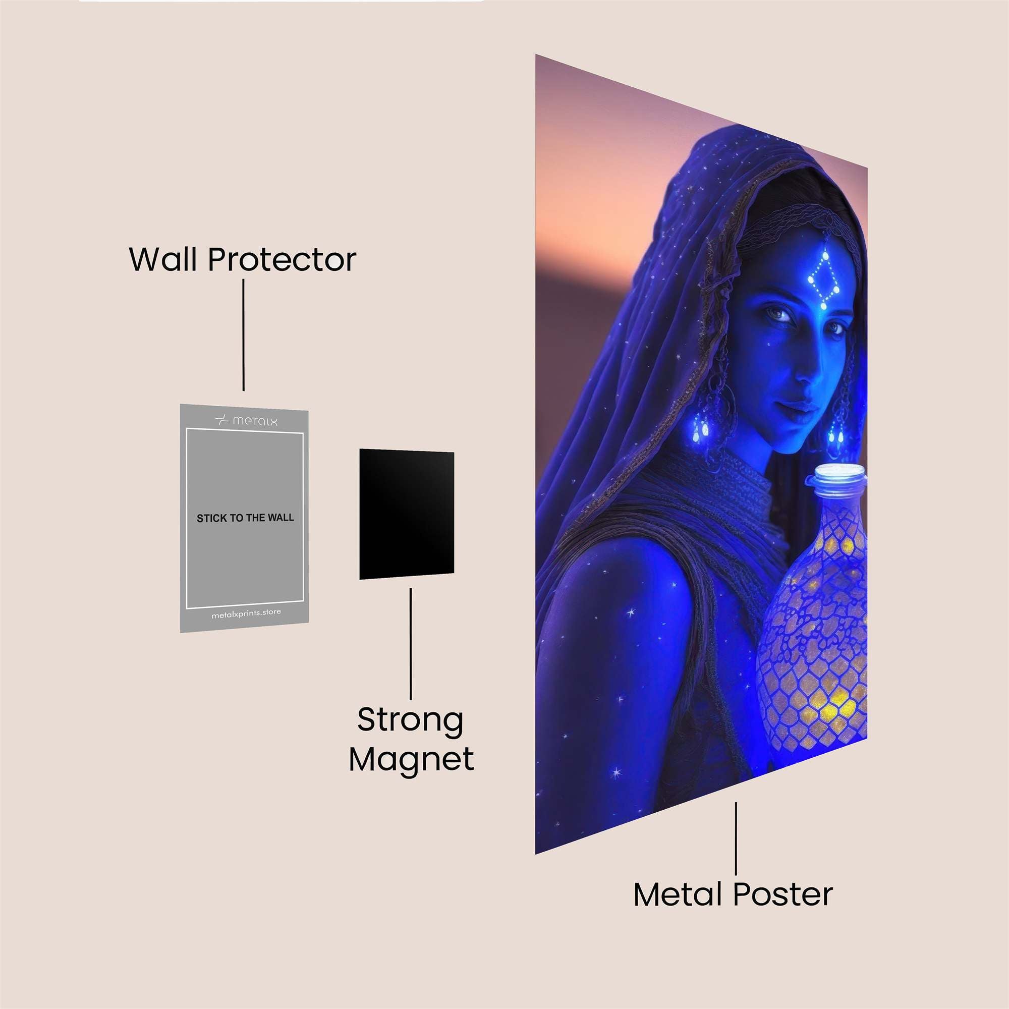 Desert Enigma Safe Wall Magnetic / M