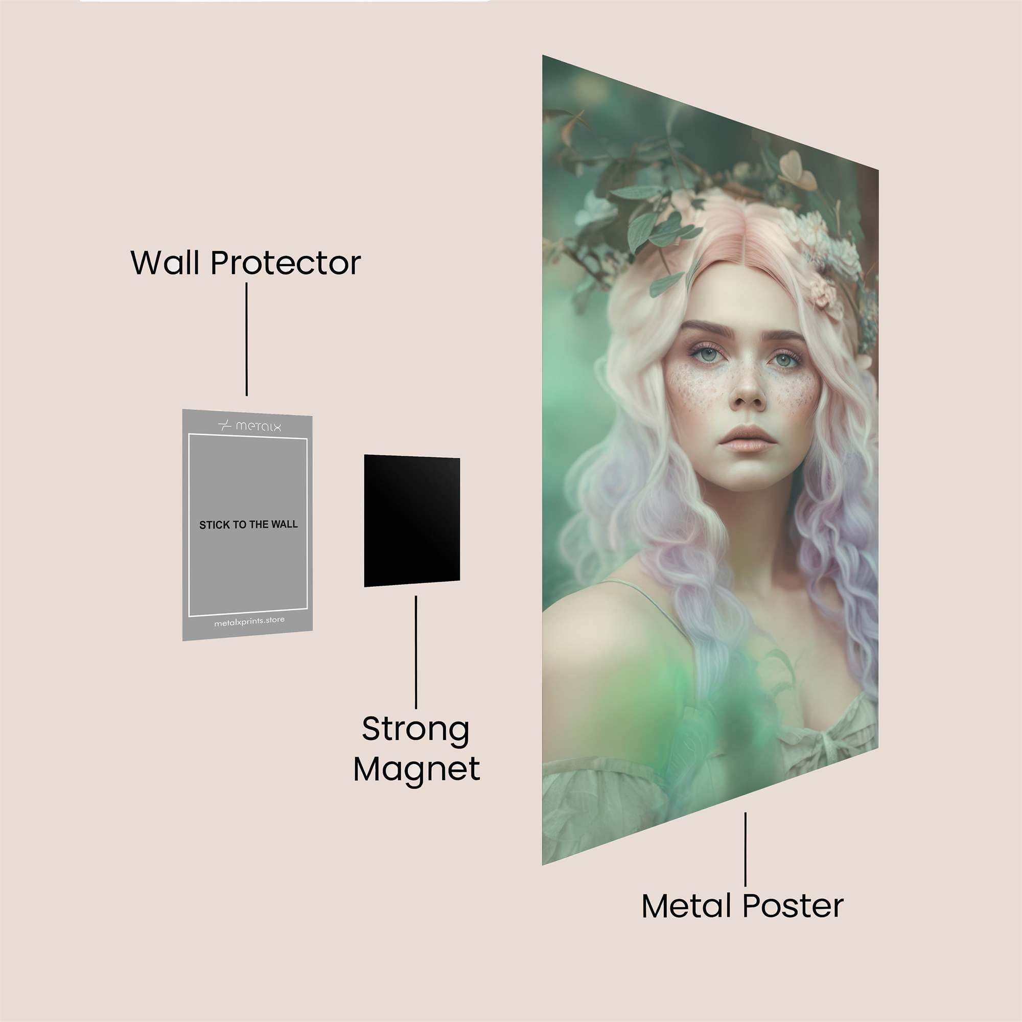 Fairy Enchantment Safe Wall Magnetic / M