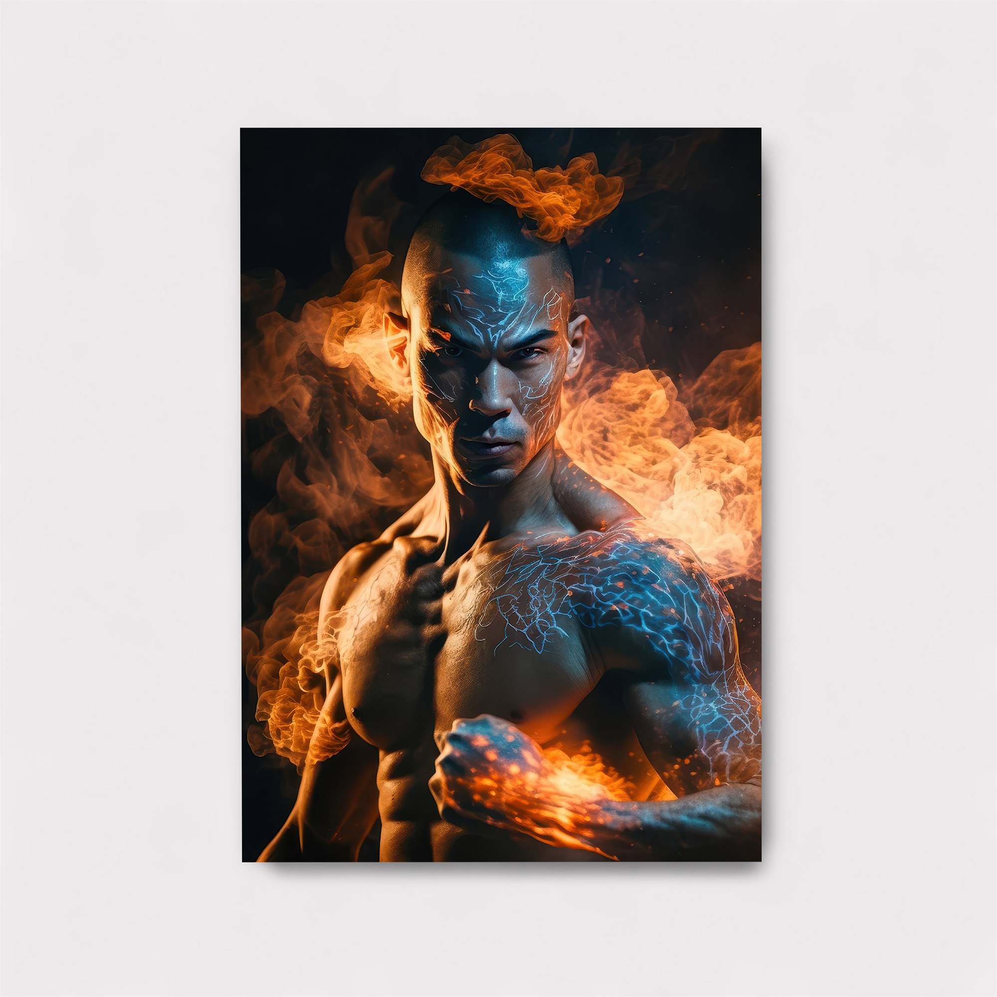 Flame Warrior Safe Wall Magnetic / M