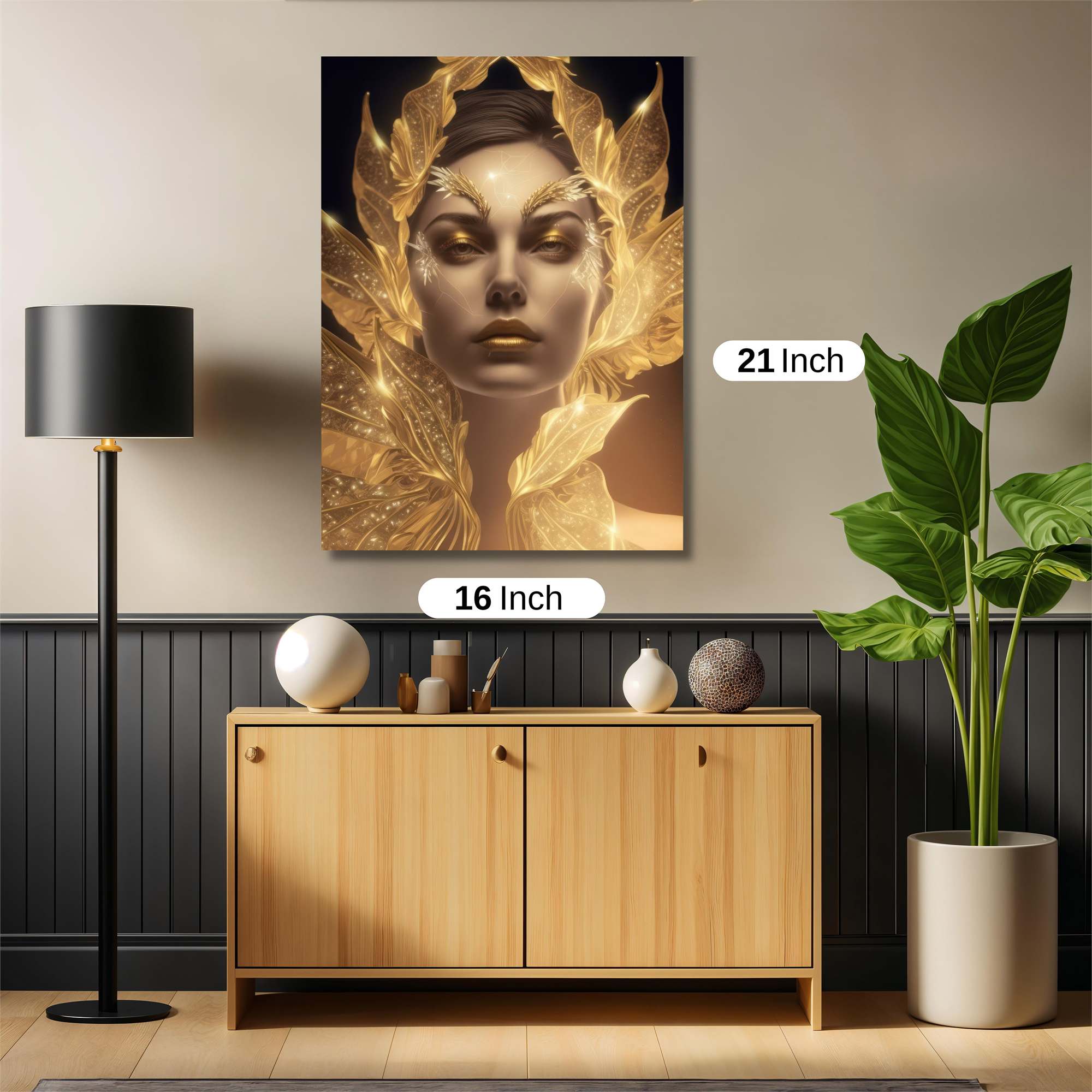 Golden Serenity Safe Wall Magnetic / M