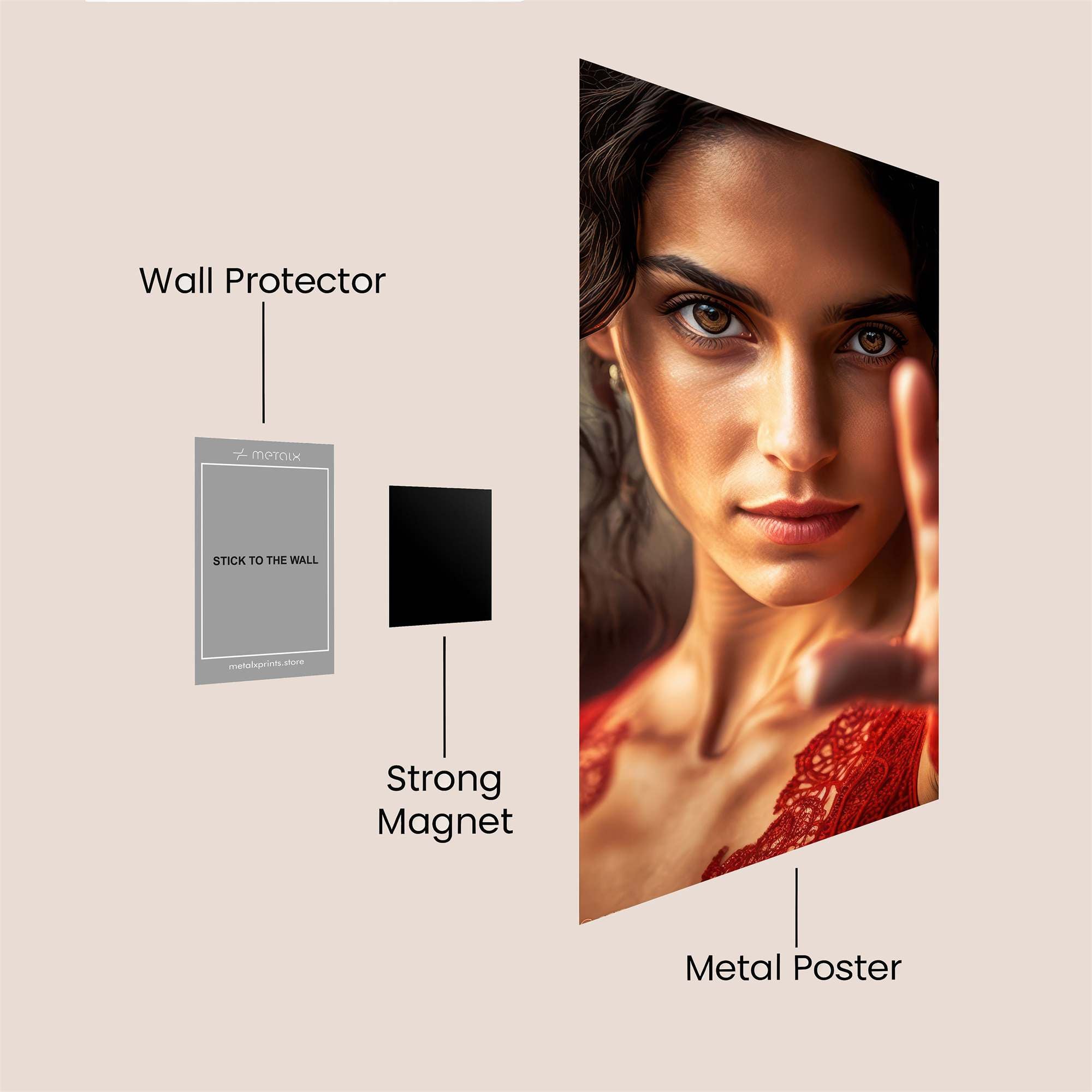 Mystery Unveiled Safe Wall Magnetic / M