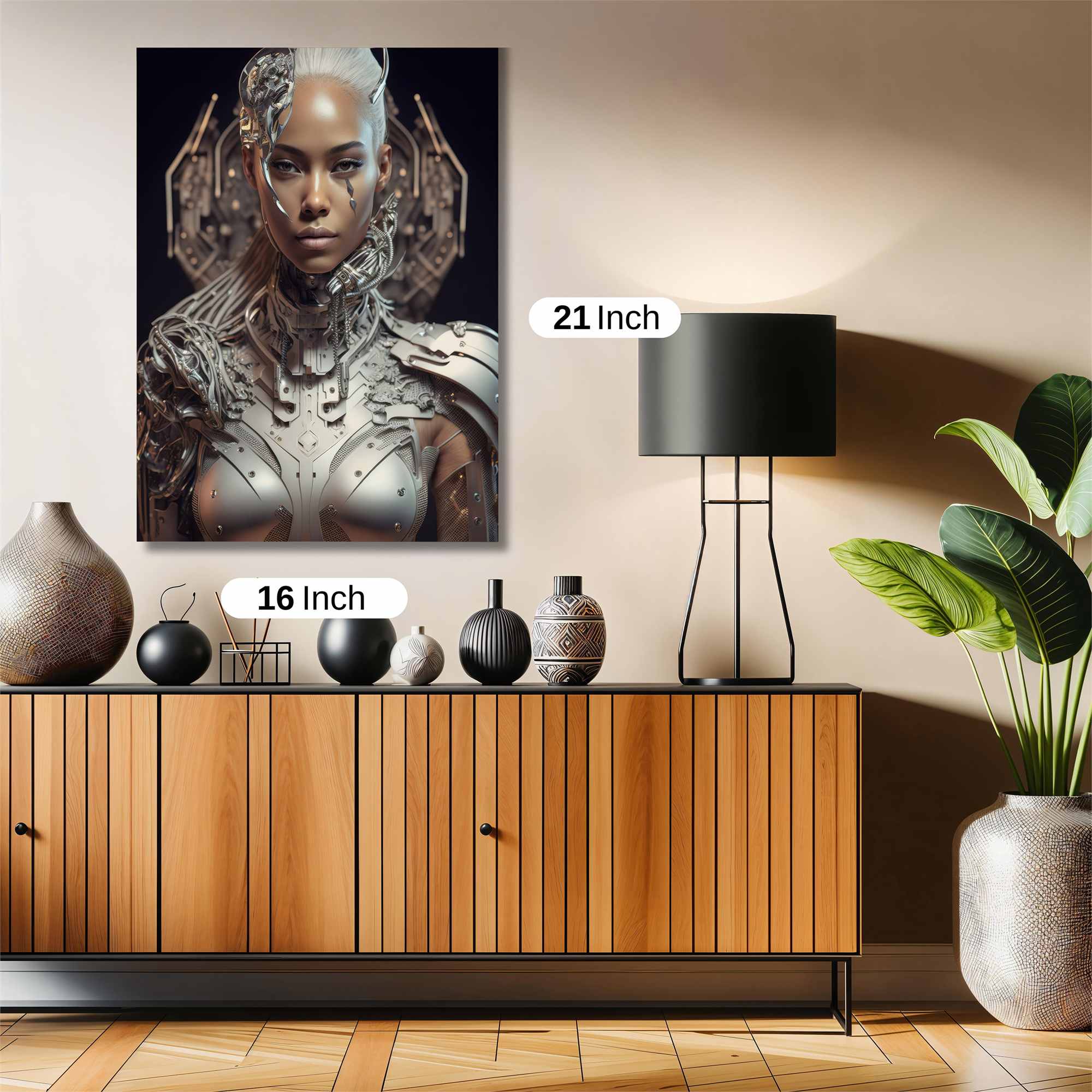 Cyber Goddess Safe Wall Magnetic / M