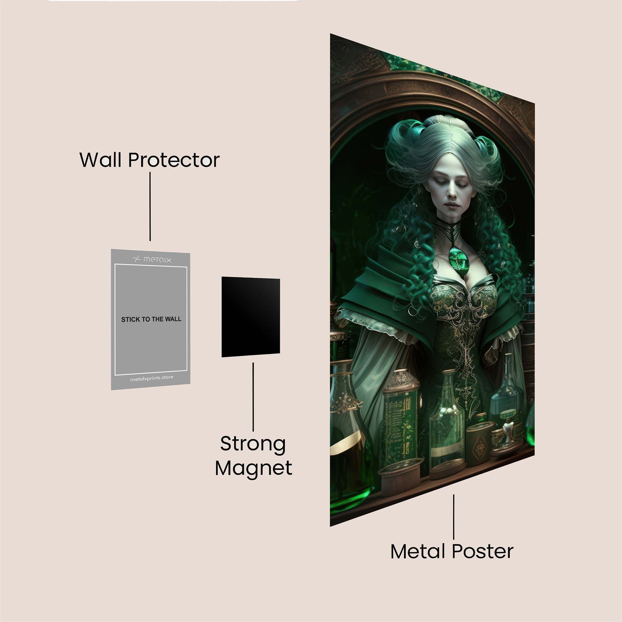 Alchemy Enchantress Safe Wall Magnetic / M