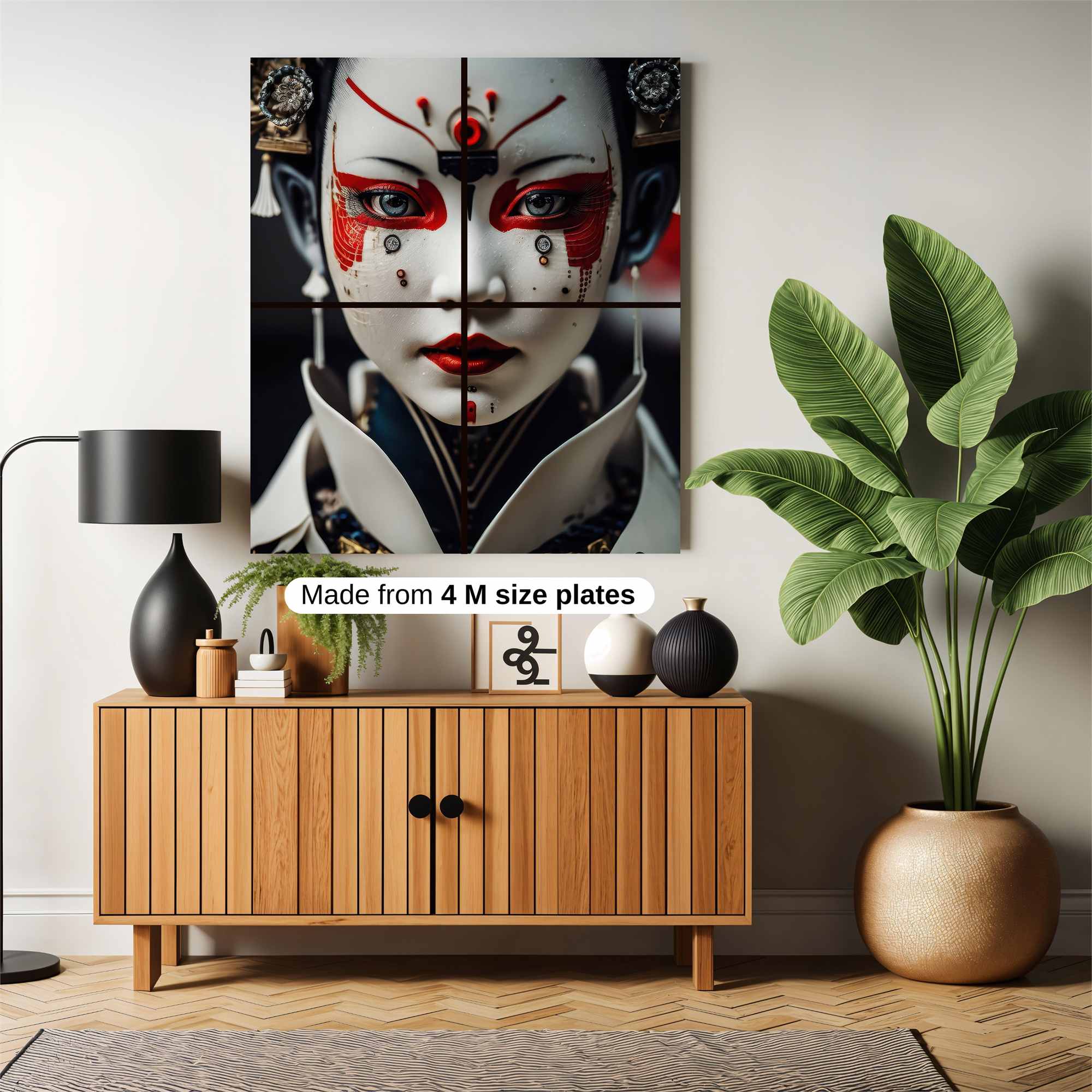 Geisha Futurist Safe Wall Magnetic / M