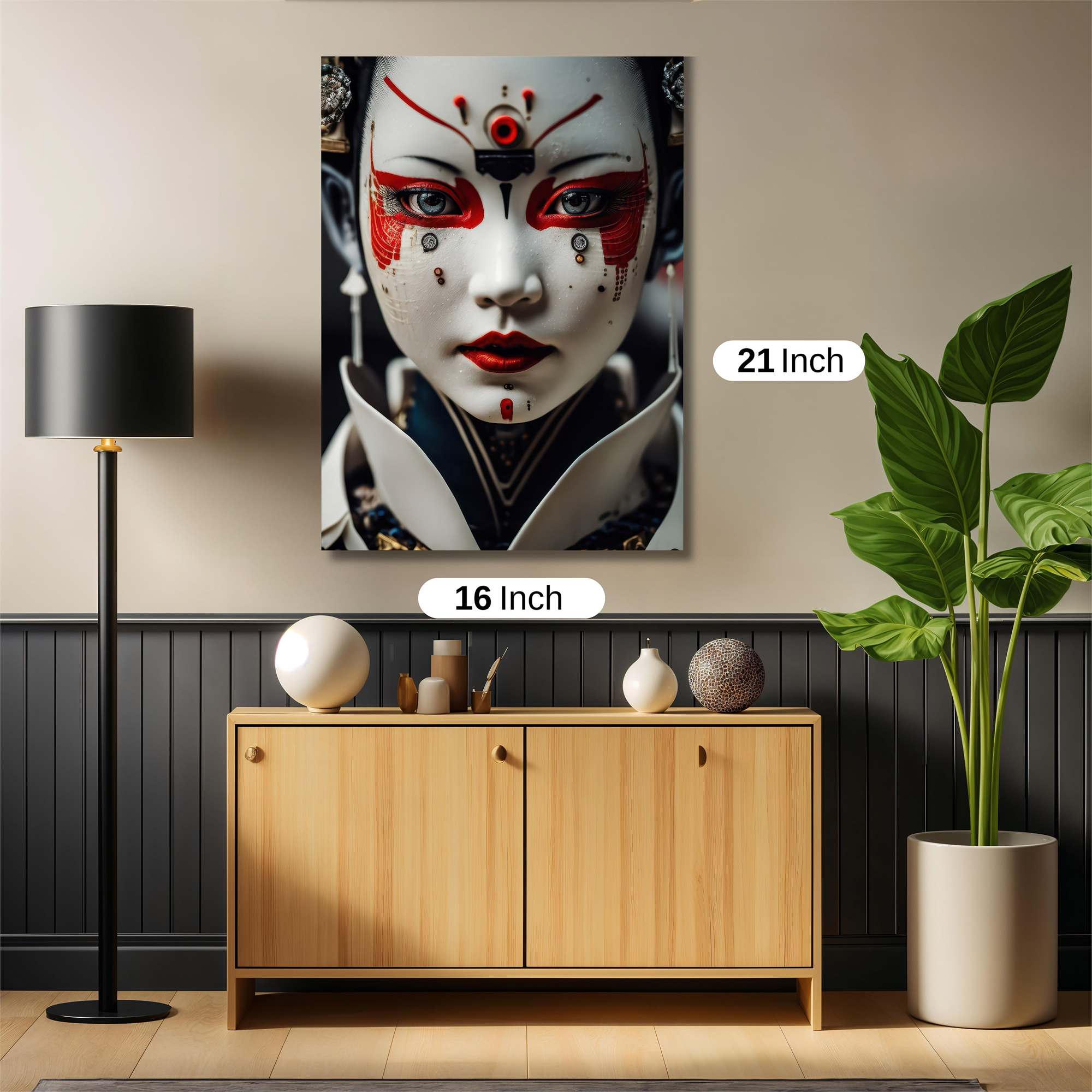 Geisha Futurist Safe Wall Magnetic / M