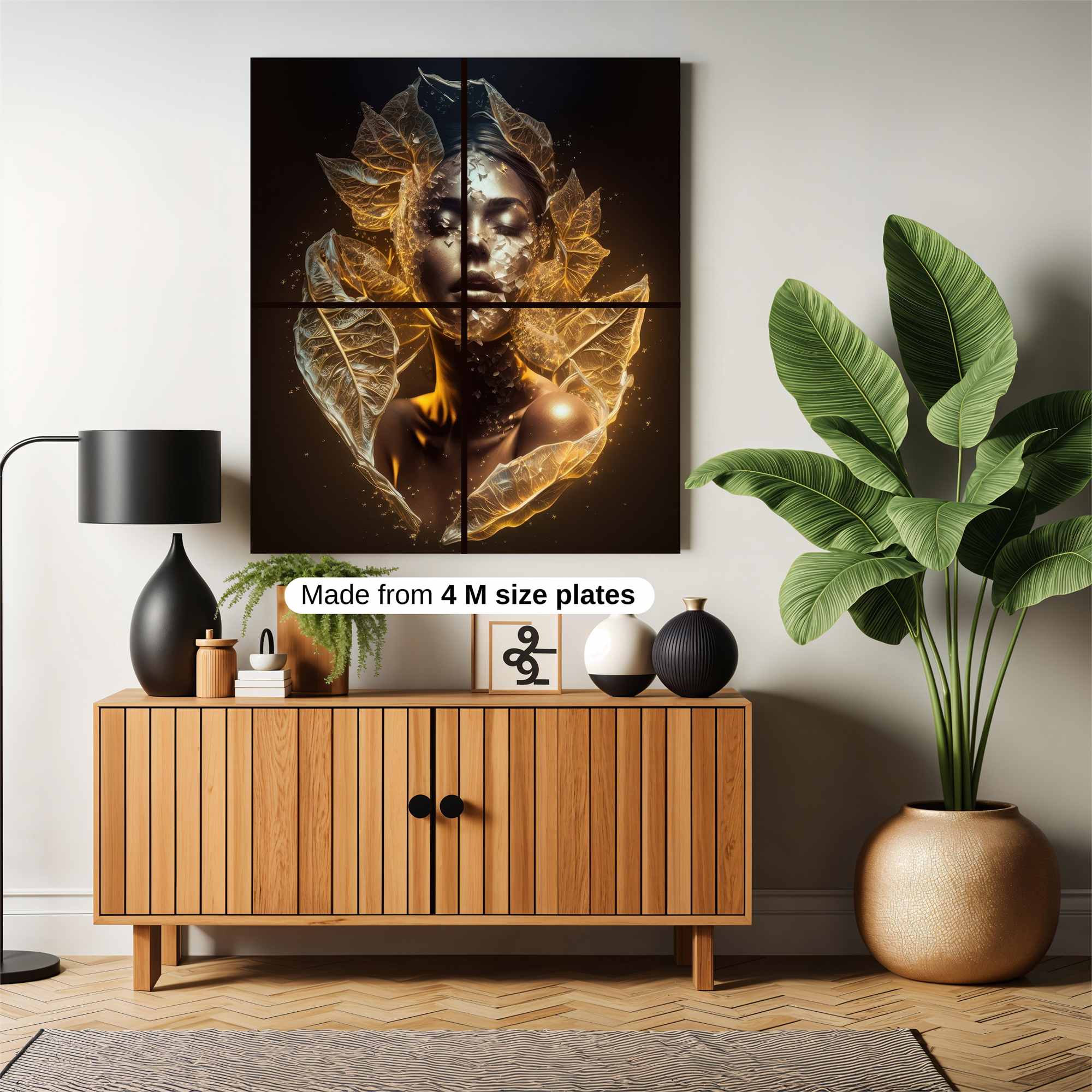Golden Serenity Safe Wall Magnetic / M