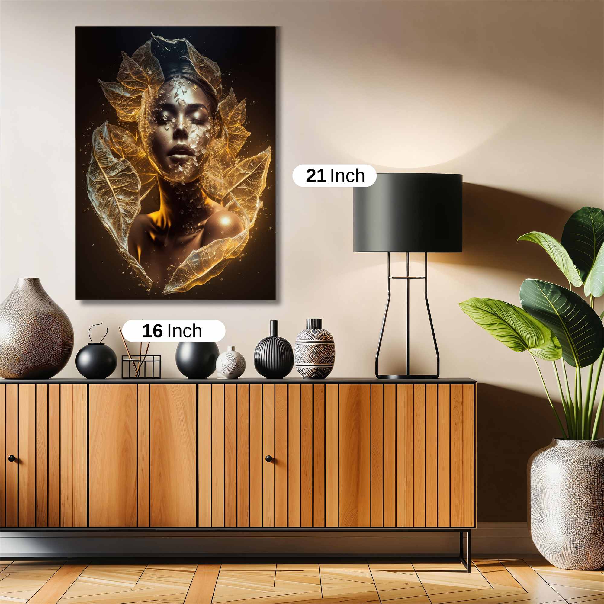 Golden Serenity Safe Wall Magnetic / M