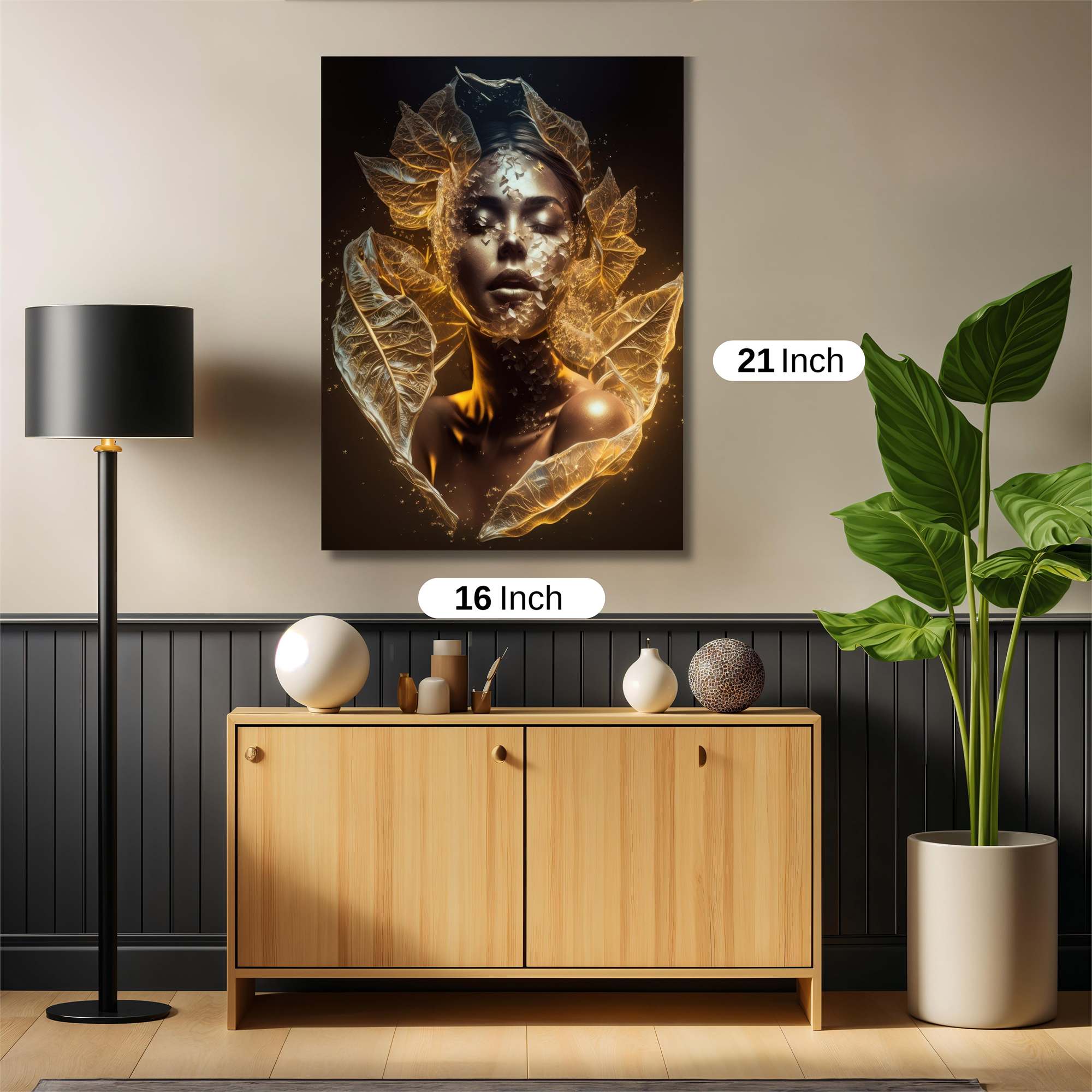 Golden Serenity Safe Wall Magnetic / M