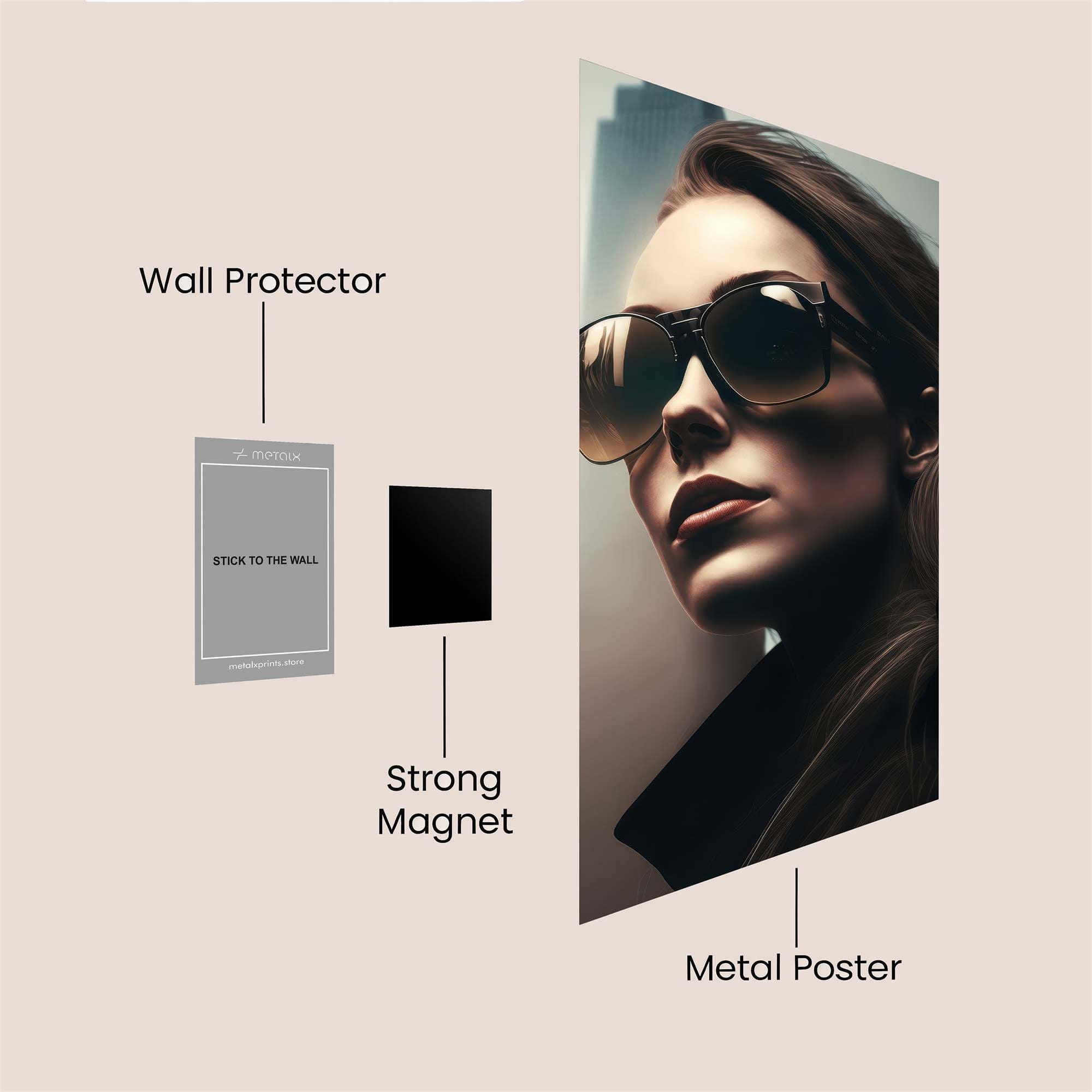 CitySleek Safe Wall Magnetic / M