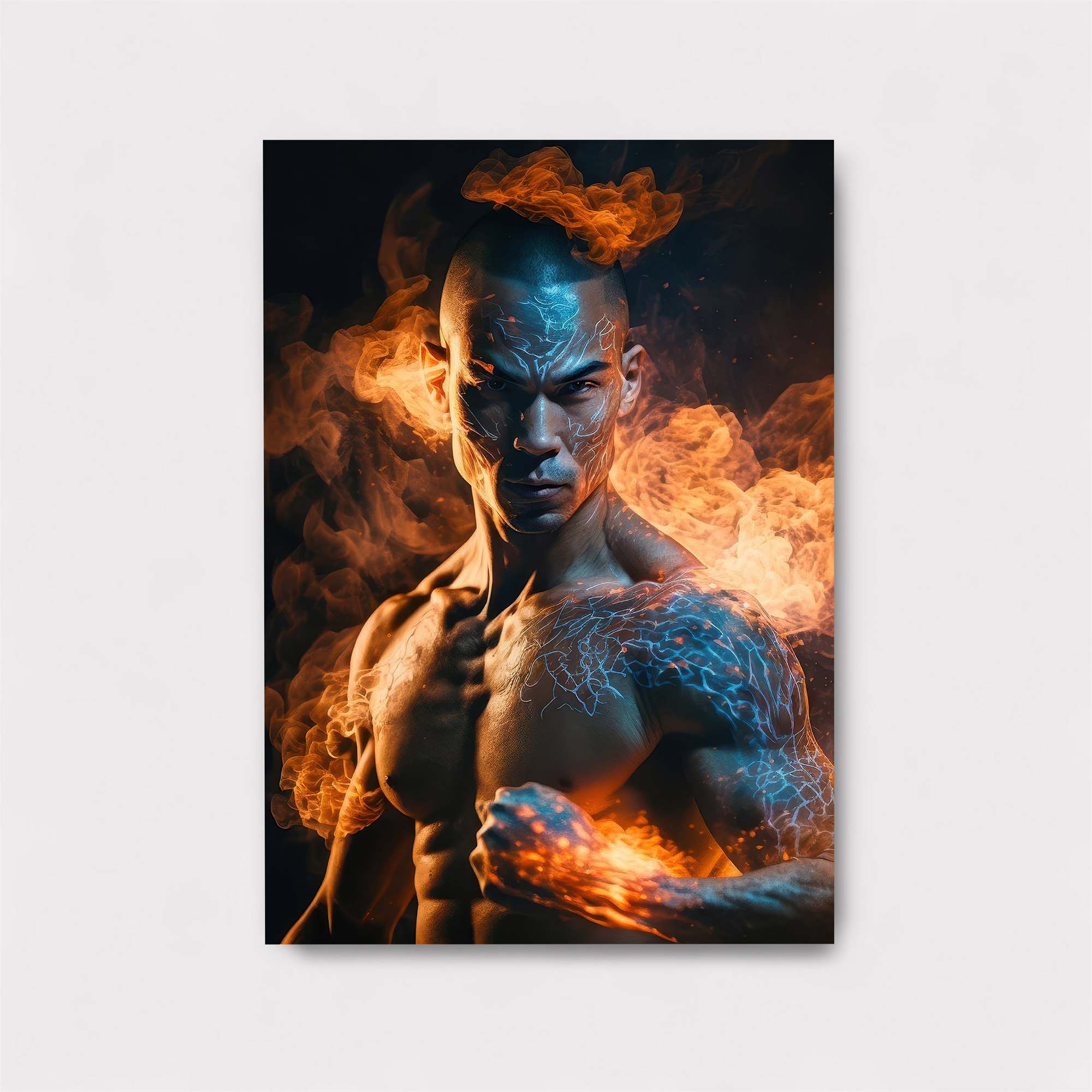 Flame Warrior Safe Wall Magnetic / M