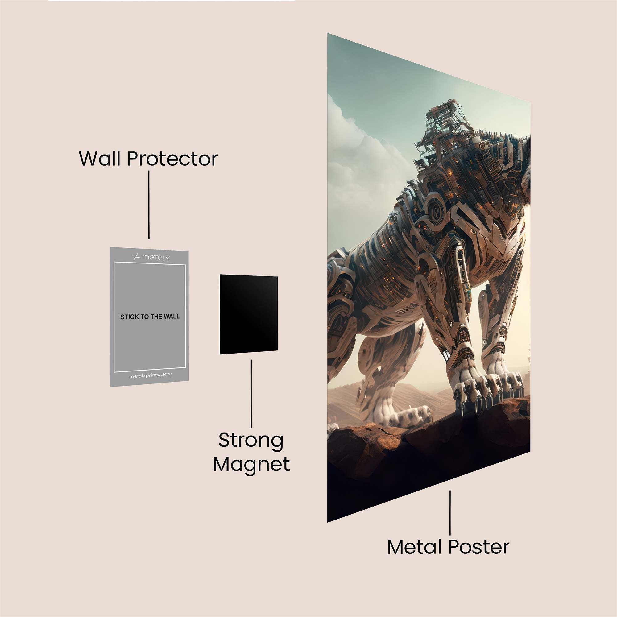 Mecha Majesty Safe Wall Magnetic / M