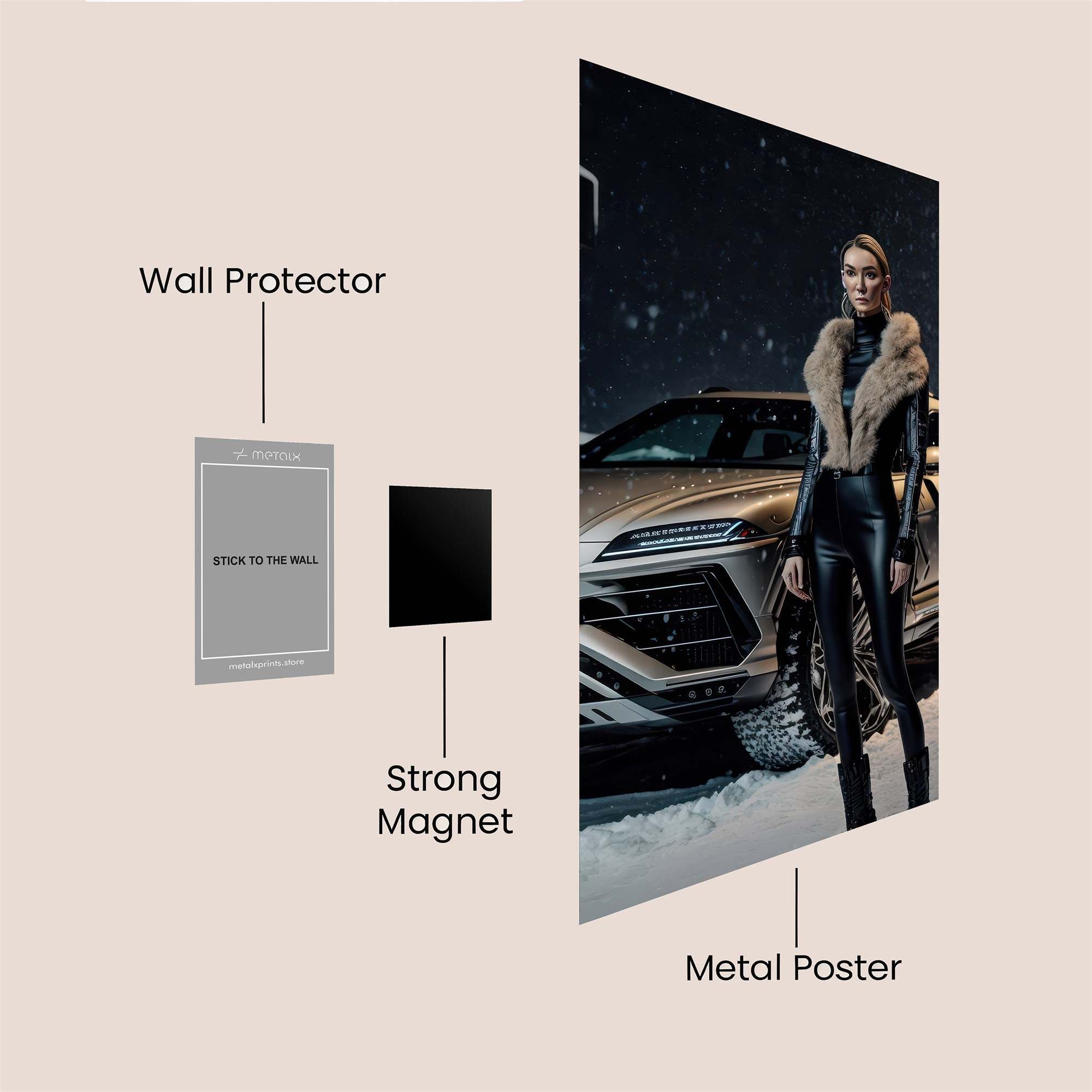 Mystic Serenity Safe Wall Magnetic / M