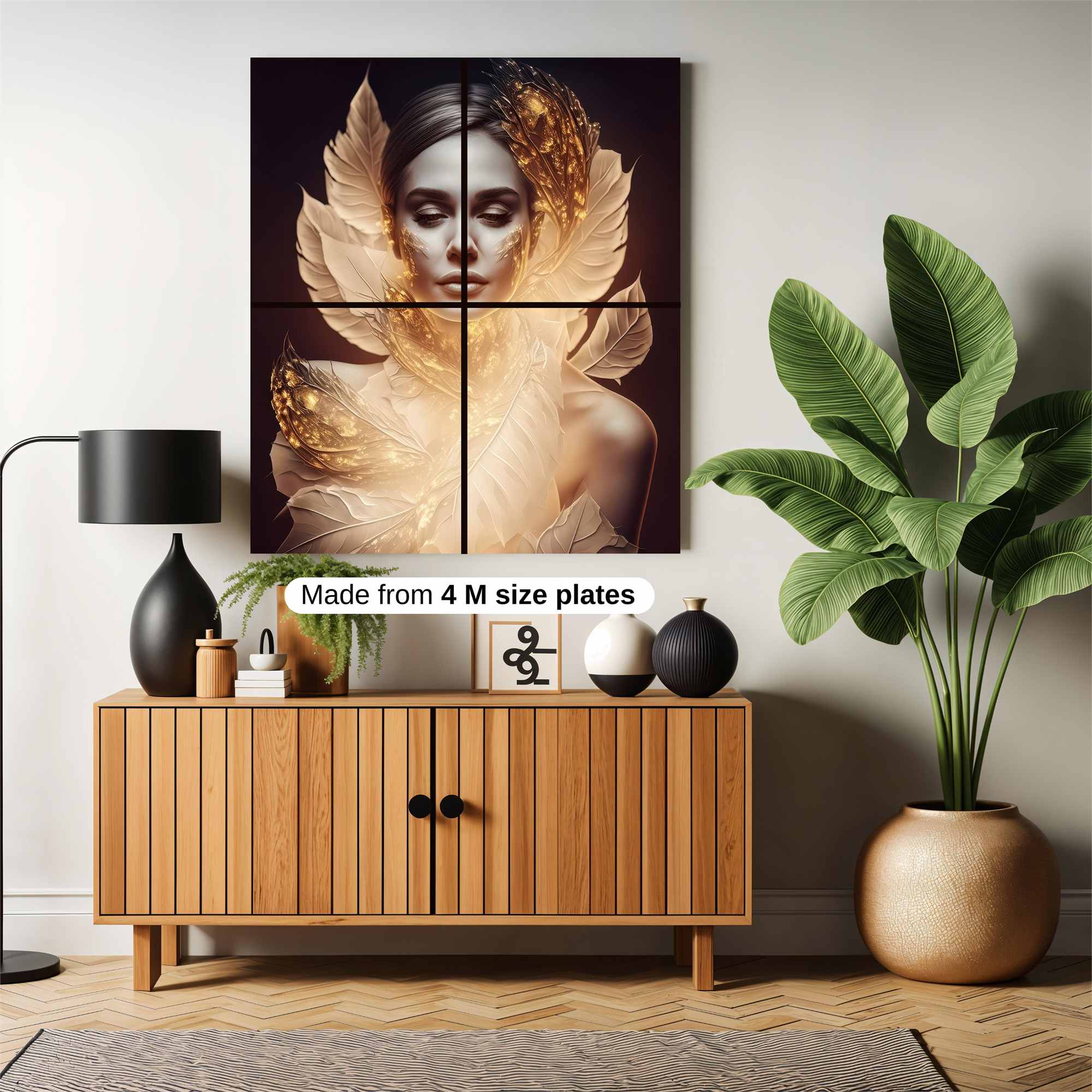 Golden Serenity Safe Wall Magnetic / M