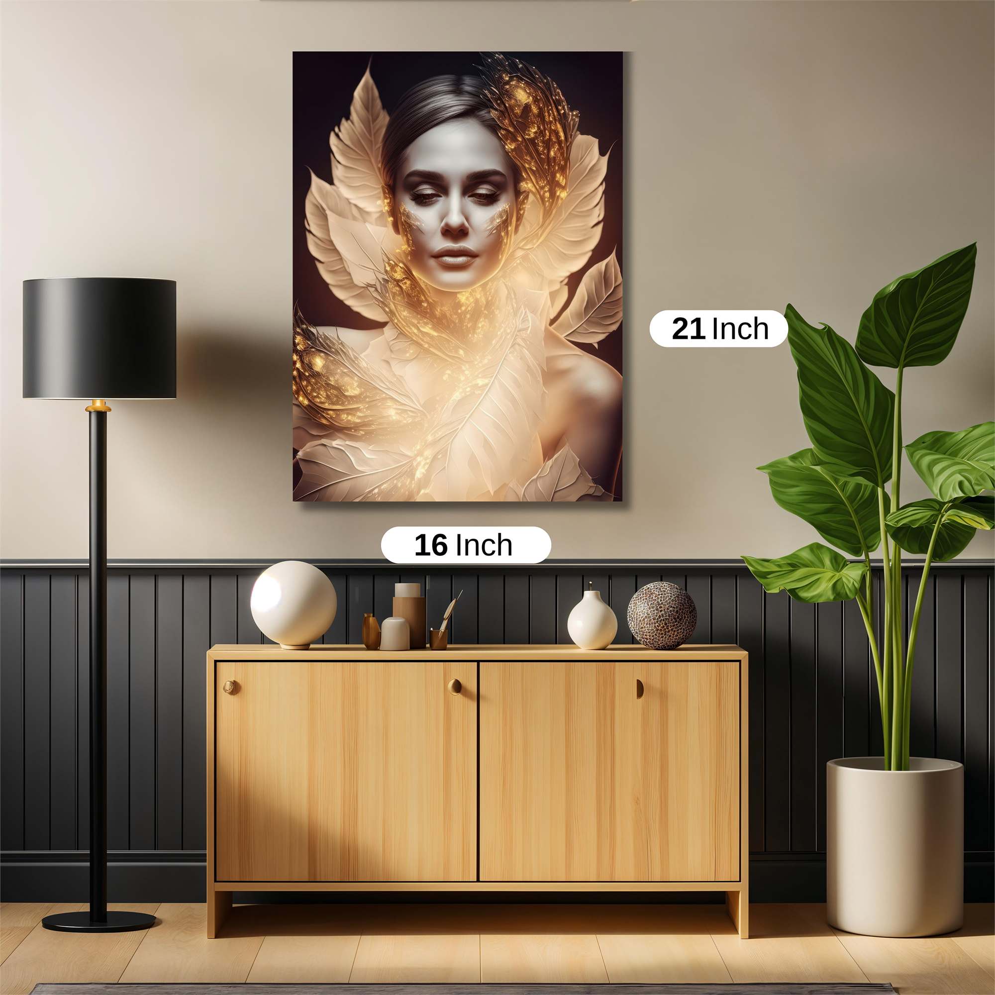 Golden Serenity Safe Wall Magnetic / M