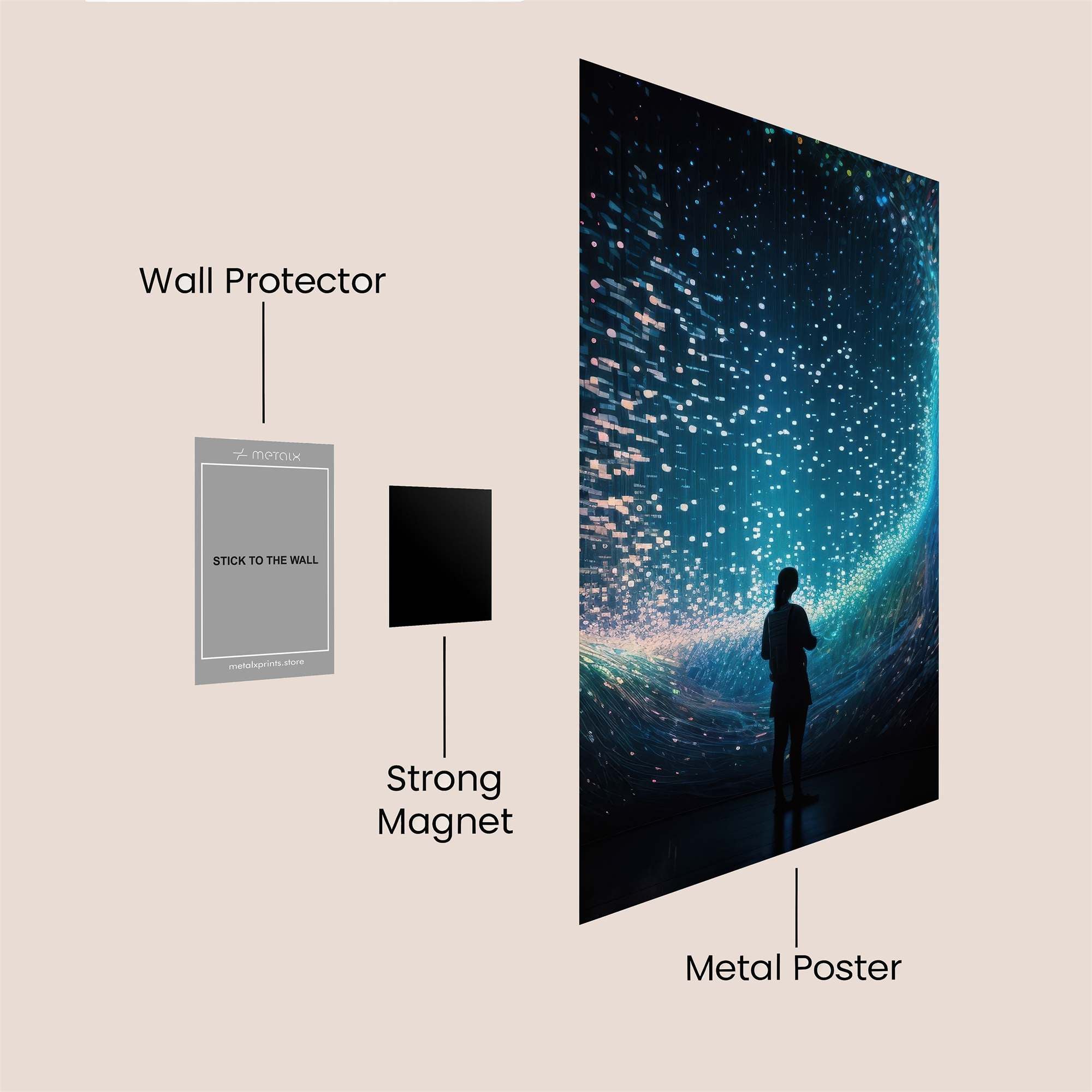 Cosmic Wonder Safe Wall Magnetic / M