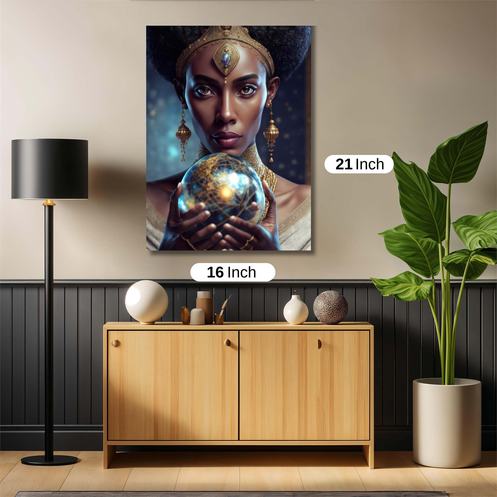 Queen Mystic Safe Wall Magnetic / M