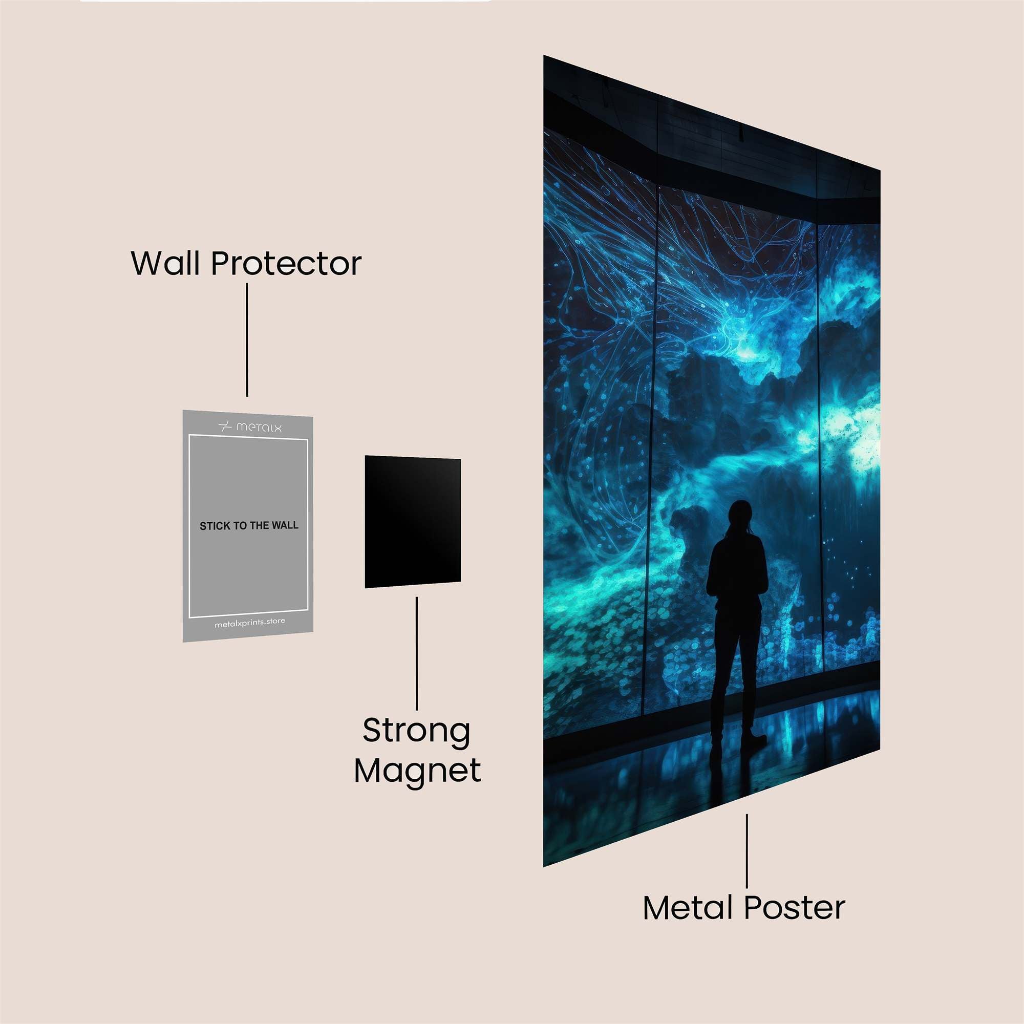 Cosmic Wonder Safe Wall Magnetic / M