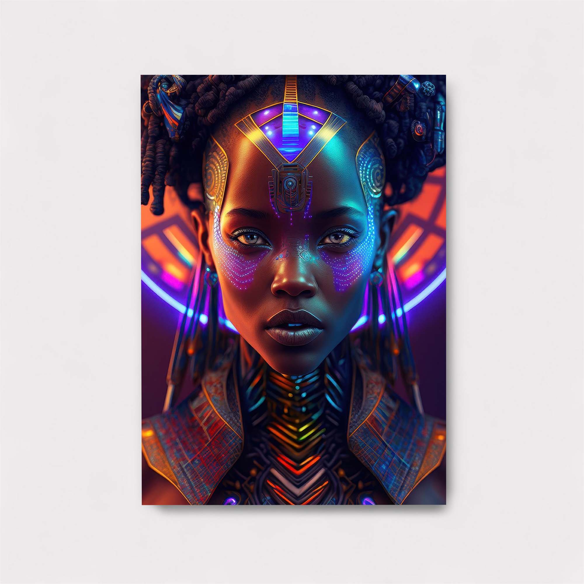 Afrofuturist Radiance Safe Wall Magnetic / M