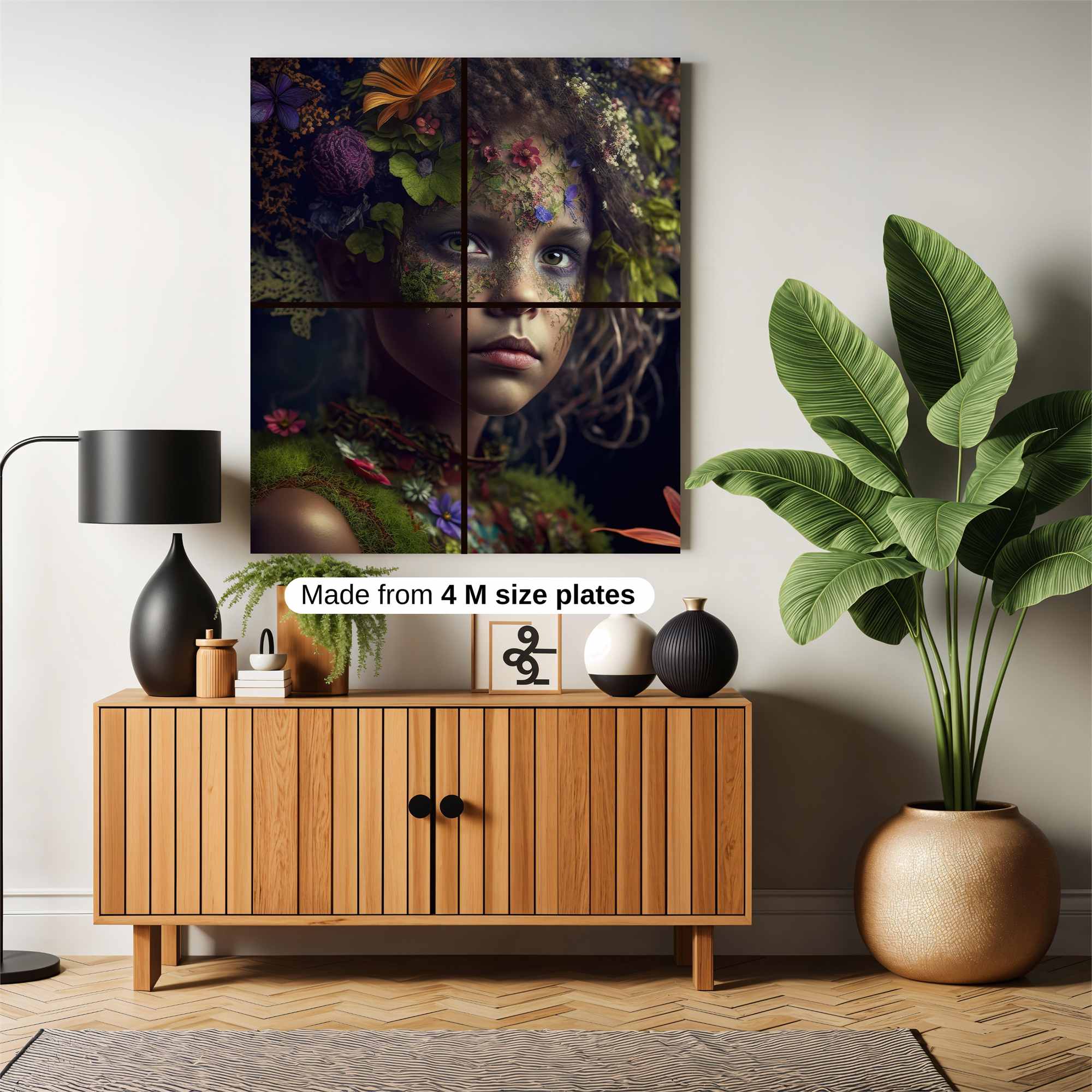 Floral Enchantress Safe Wall Magnetic / M