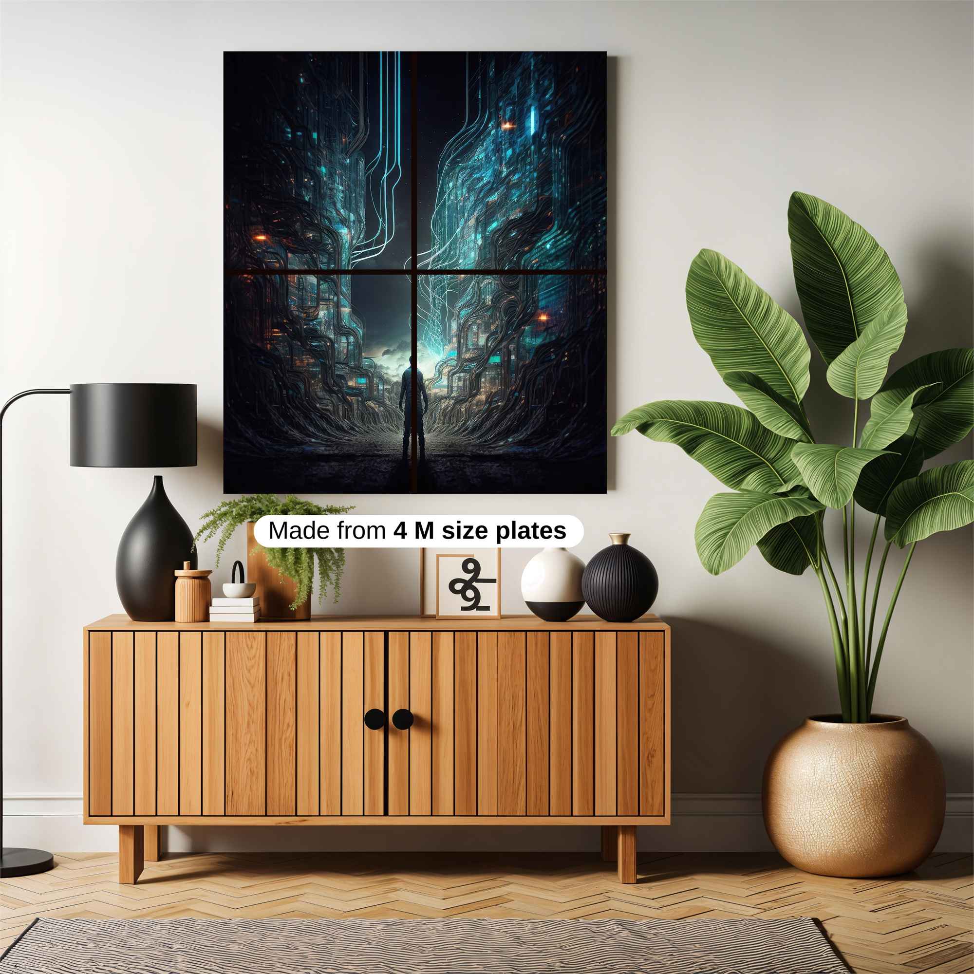 Cyber Enigma Safe Wall Magnetic / M