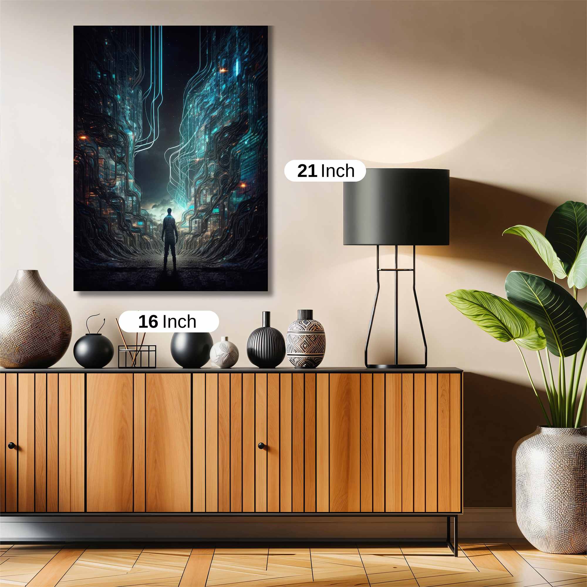 Cyber Enigma Safe Wall Magnetic / M