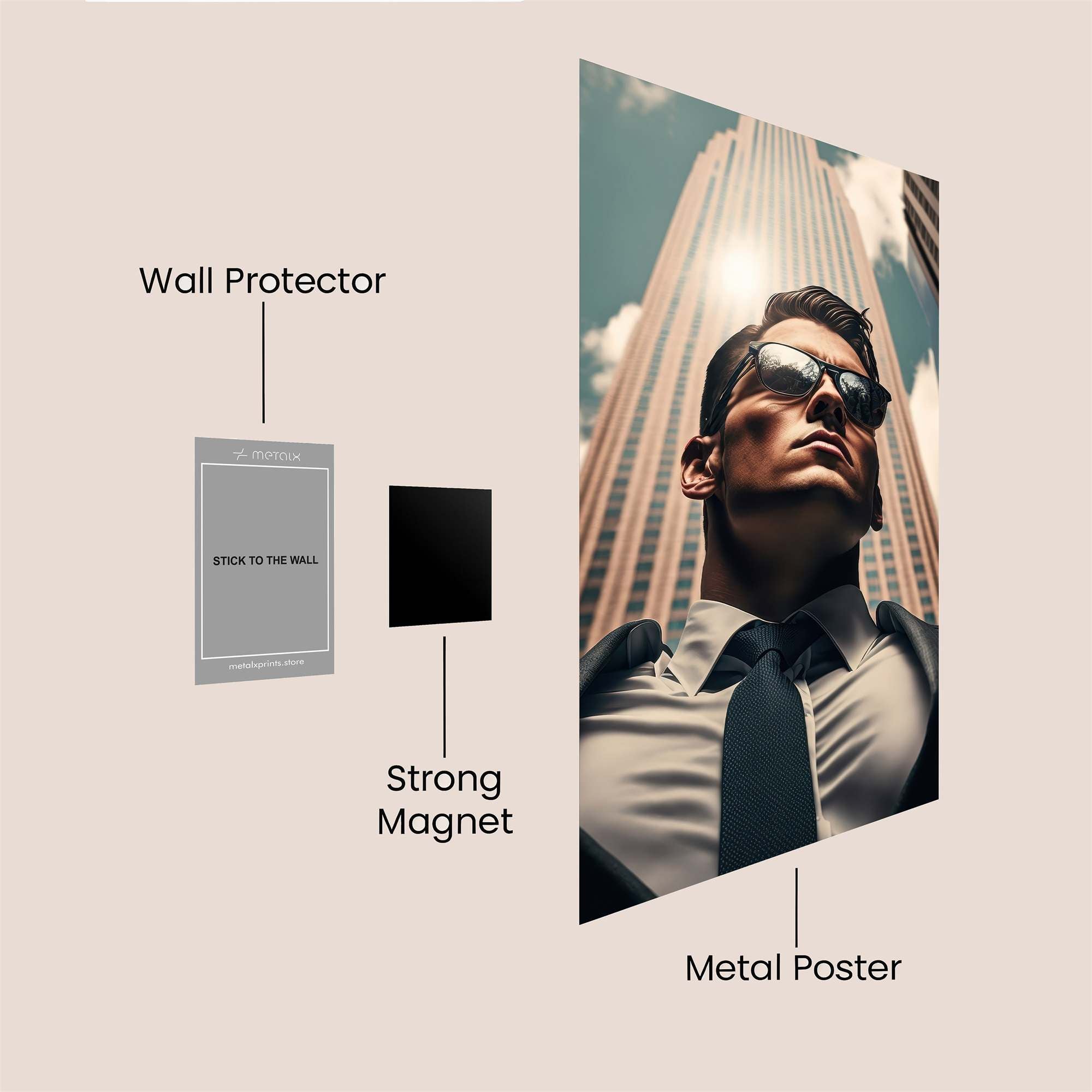 Skyscraper Swagger Safe Wall Magnetic / M